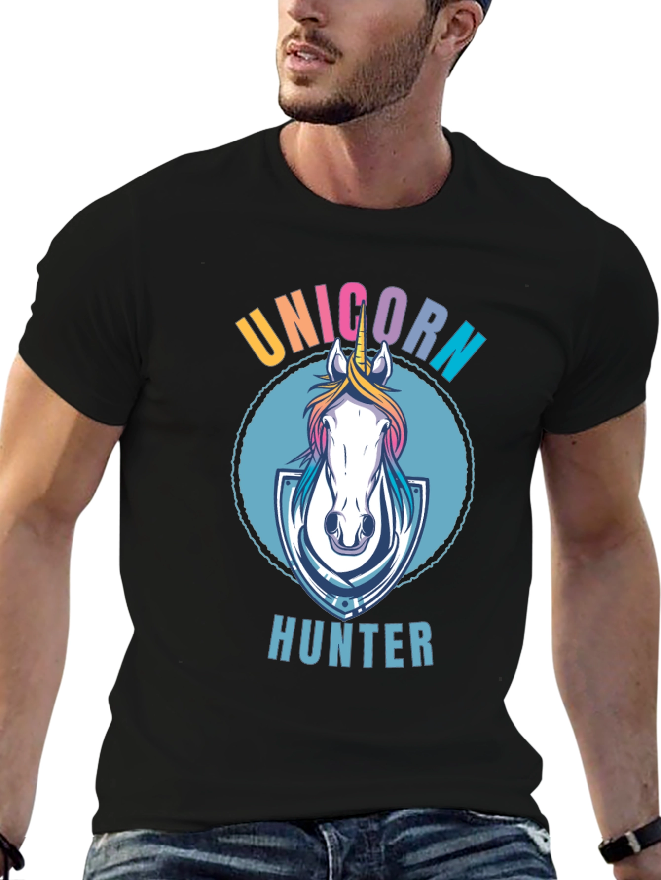 Unicorn Hunter Graphic T-Shirt