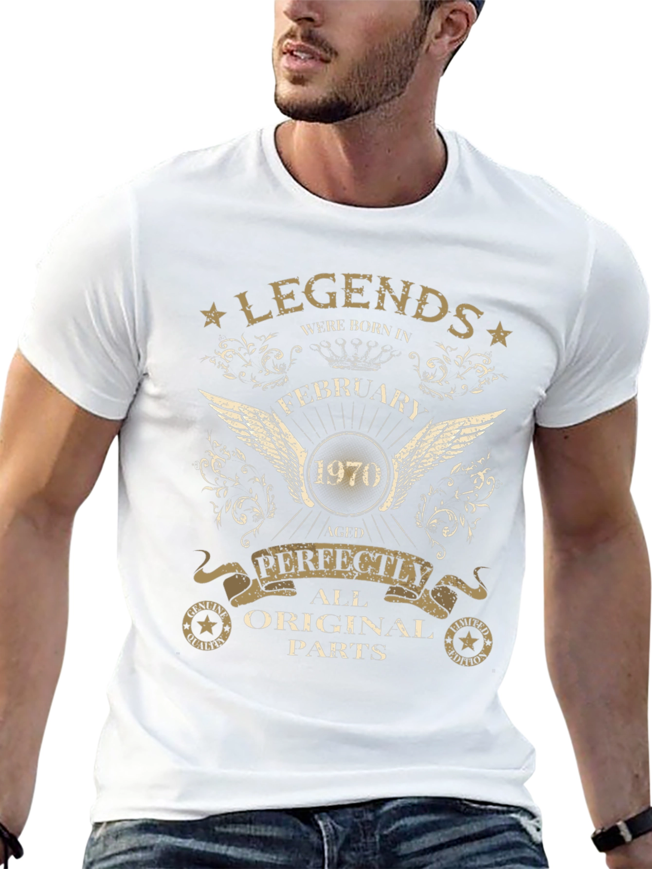 Legends Born in February 1970 T-Shirt