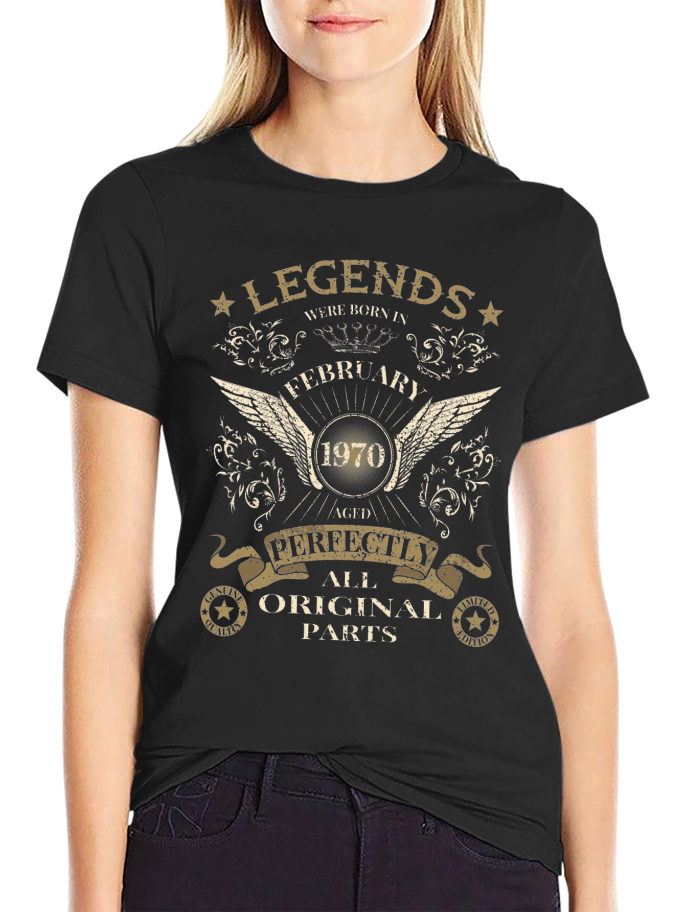 Legends Born in February 1970 T-Shirt
