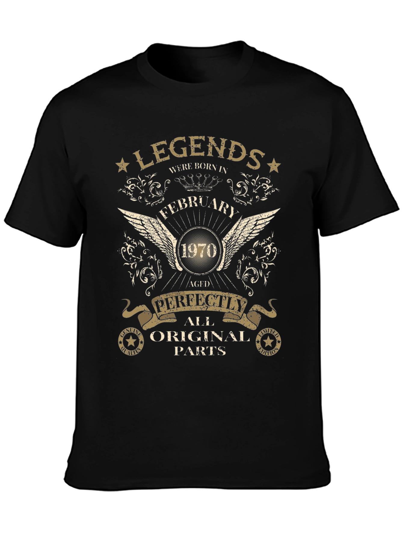 Legends Born in February 1970 T-Shirt
