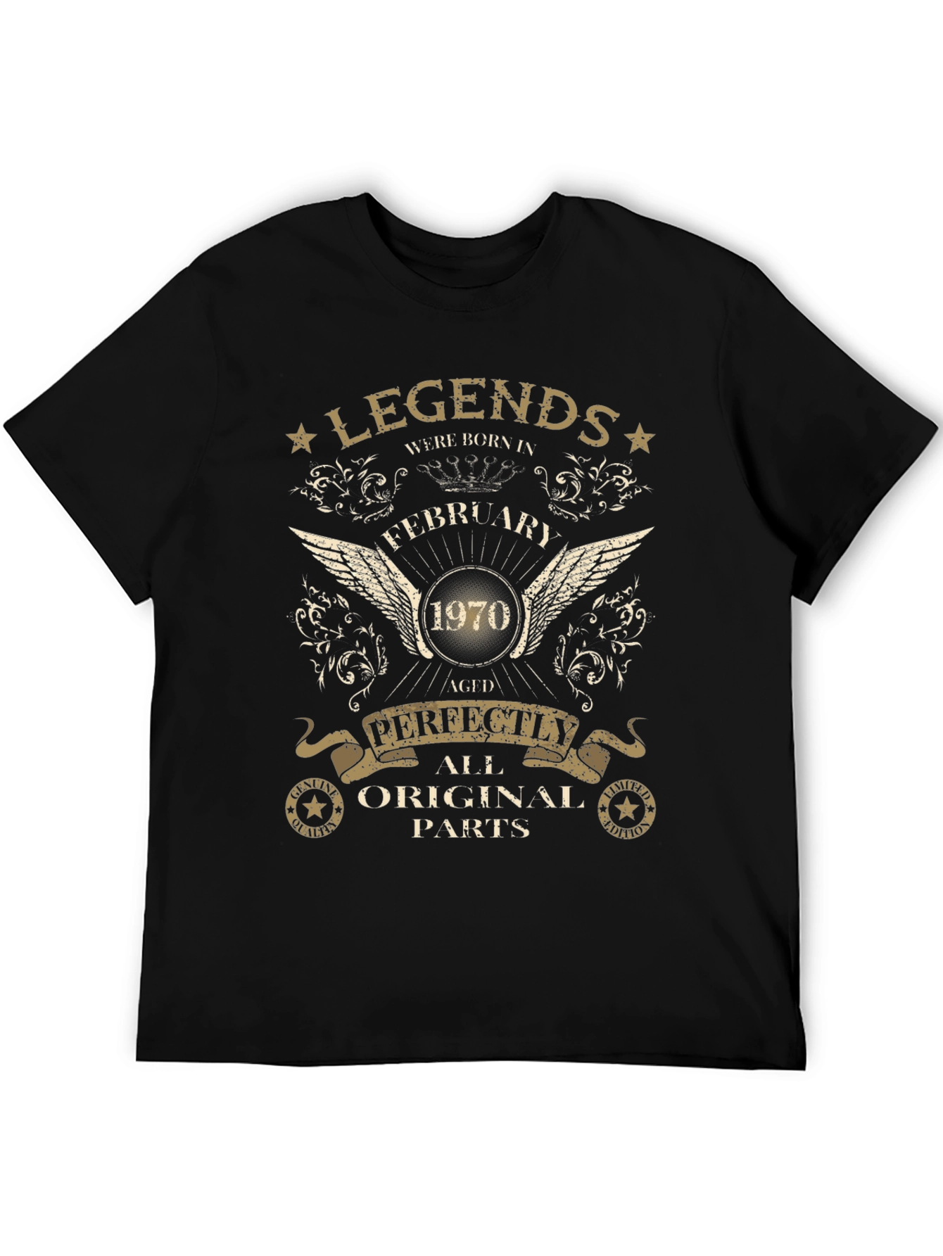 Legends Born in February 1970 T-Shirt