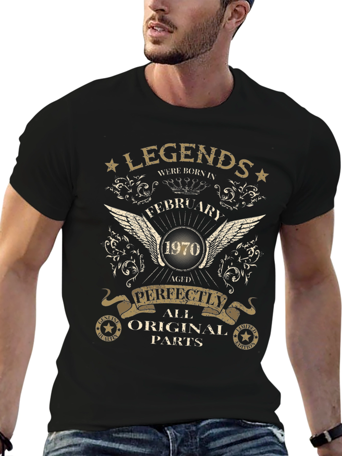 Legends Born in February 1970 T-Shirt