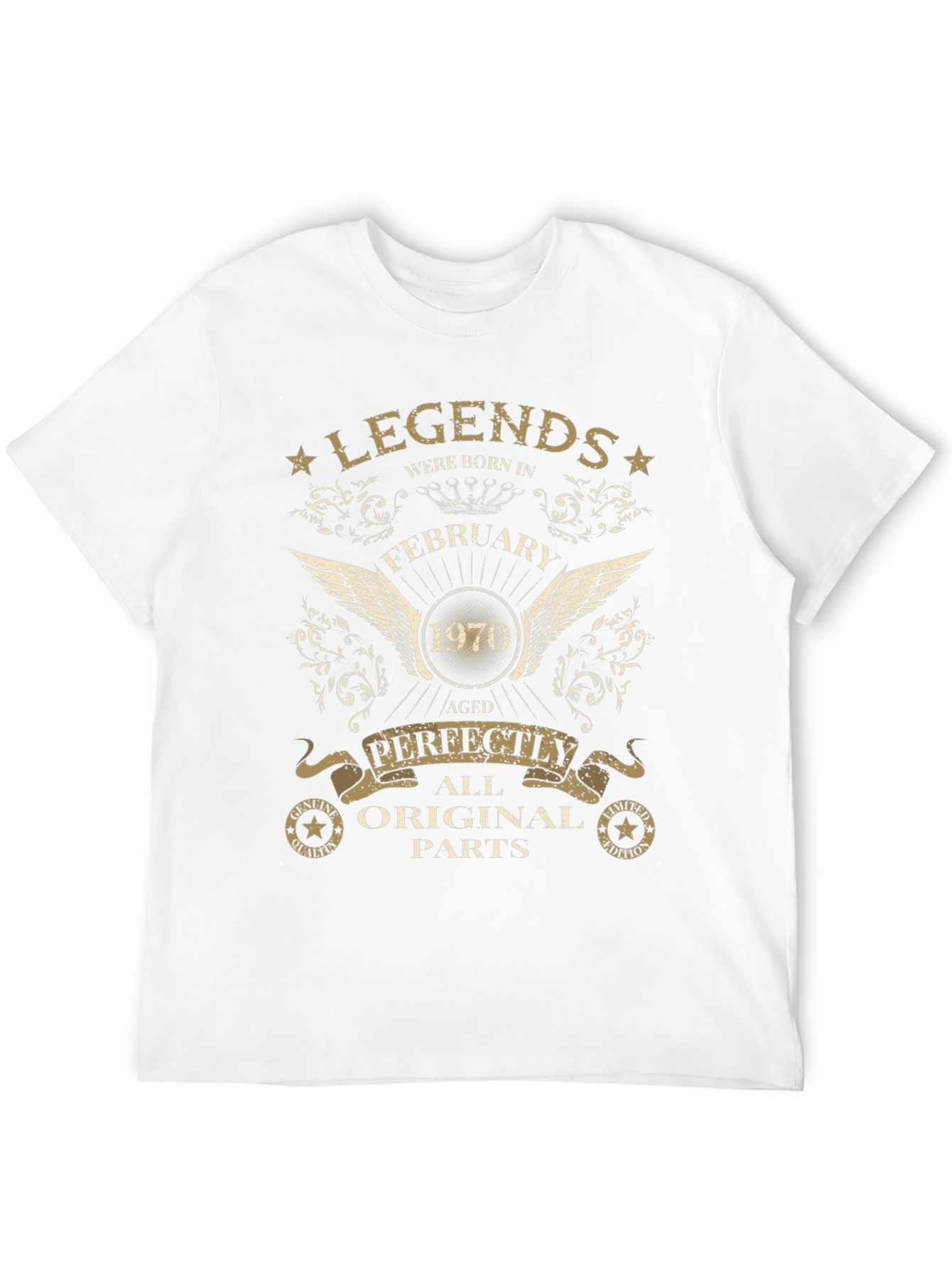 Legends Born in February 1970 T-Shirt