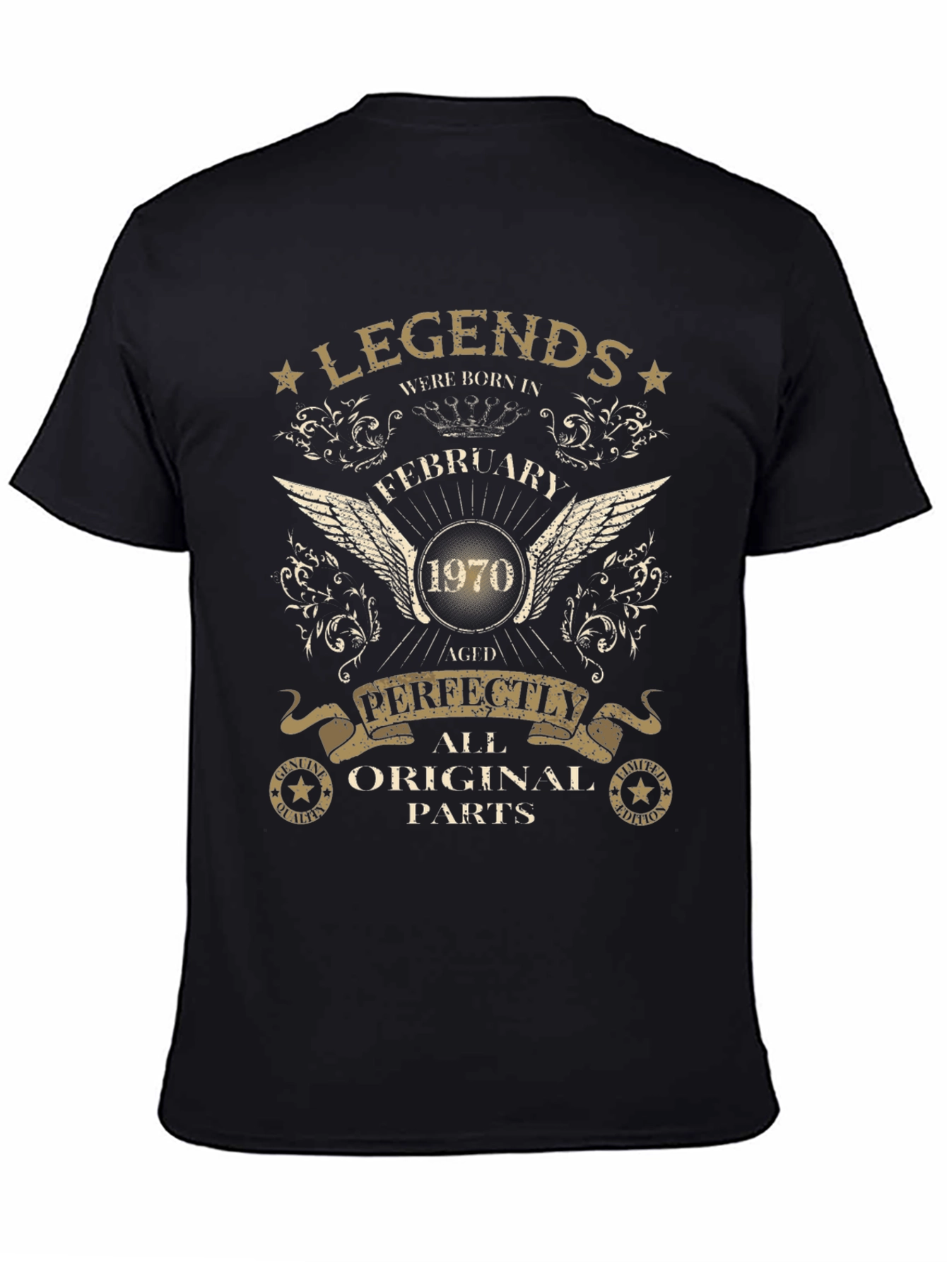 Legends Born in February 1970 T-Shirt