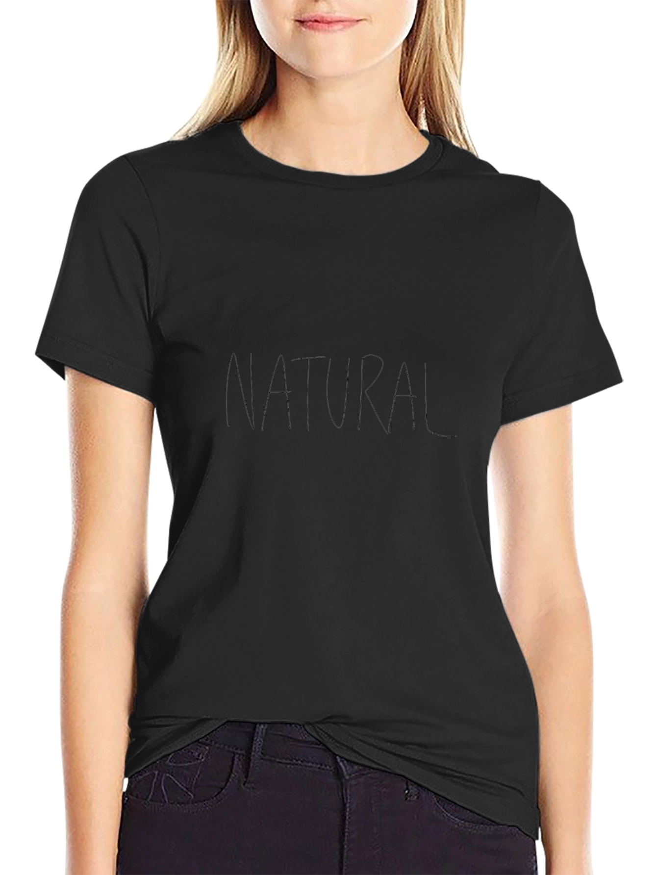 Natural Black T-Shirt