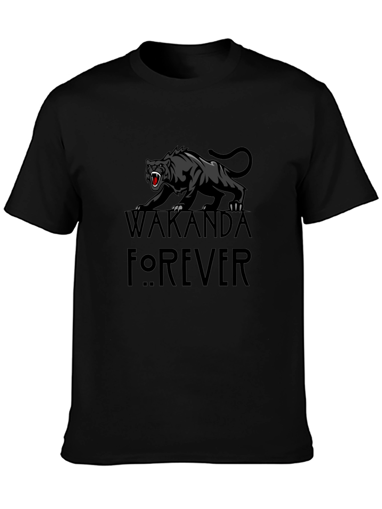 Wakanda Forever Black Panther Graphic Tee