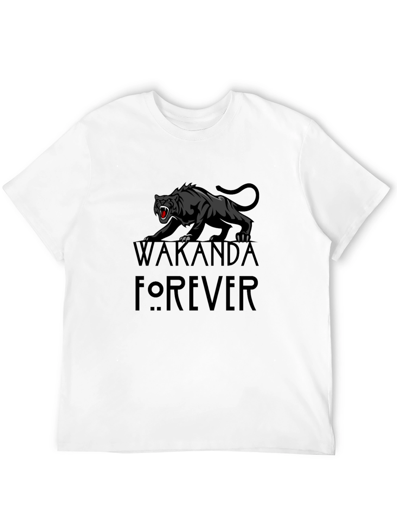 Wakanda Forever Black Panther Graphic Tee