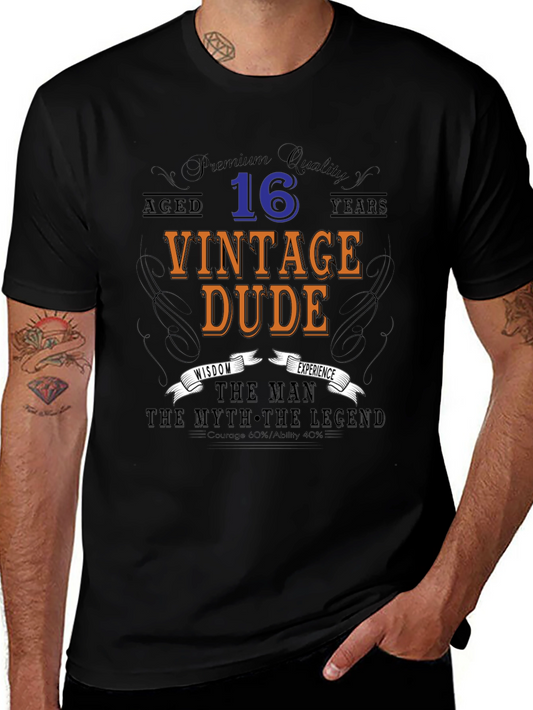 Vintage Dude 16th Birthday T-Shirt