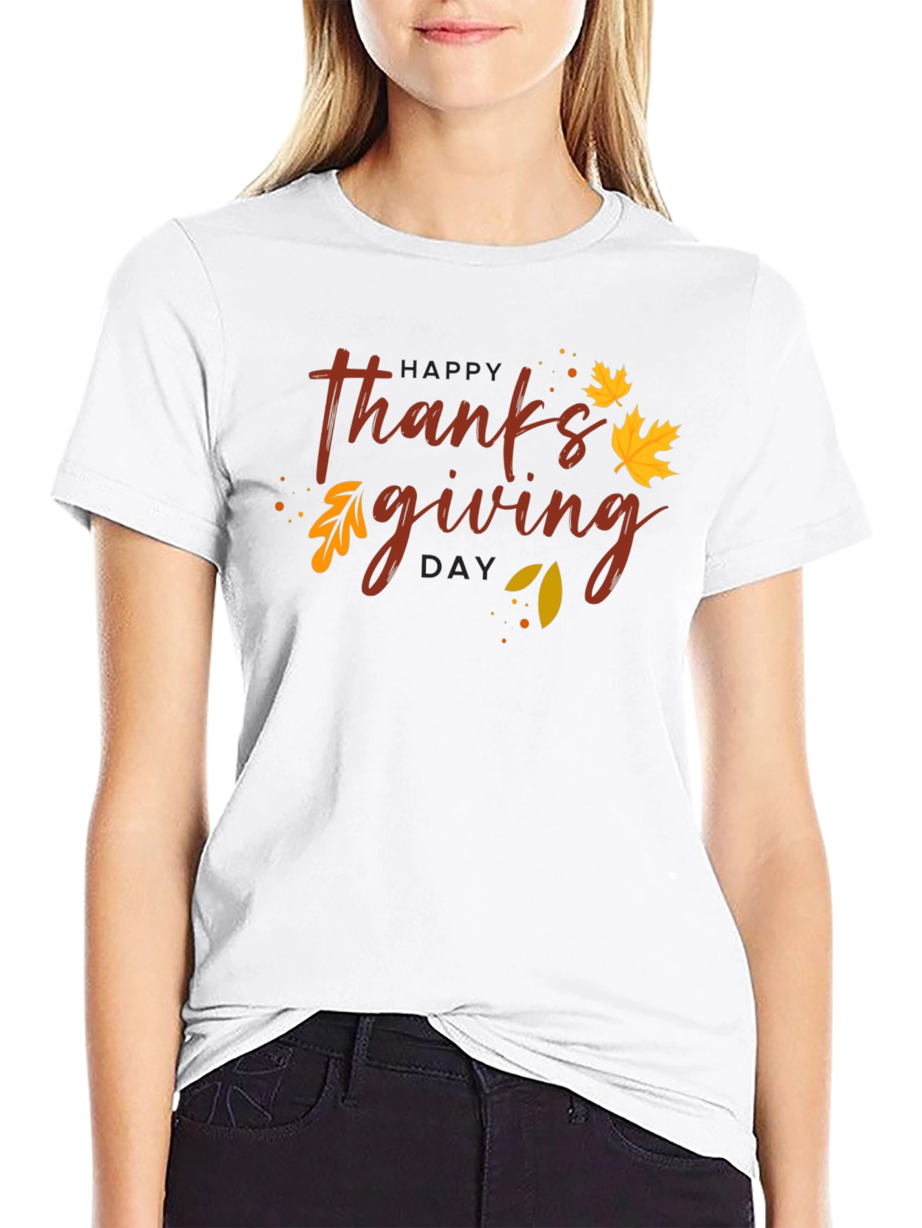 Happy Thanksgiving Day Graphic T-Shirt
