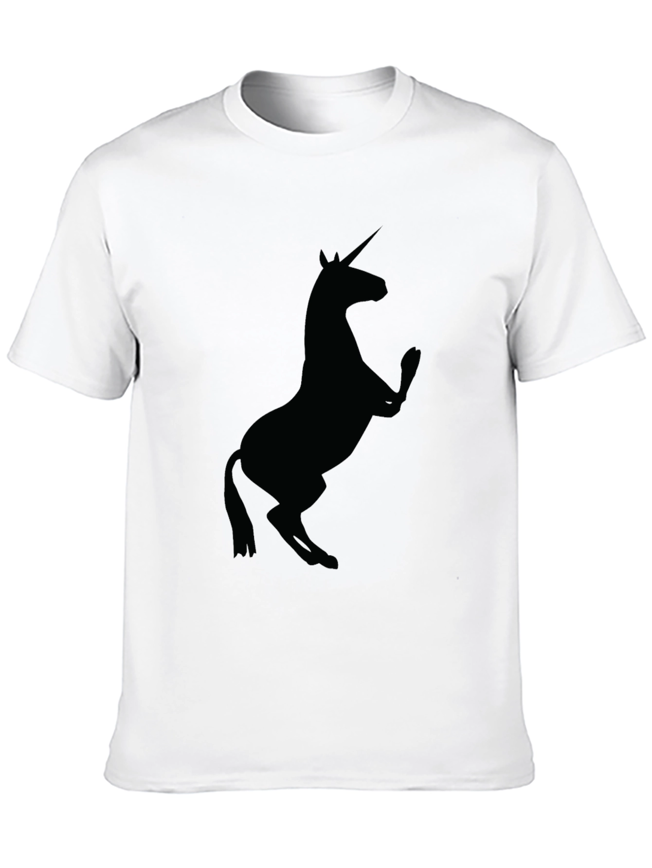 Unicorn Silhouette Black T-Shirt