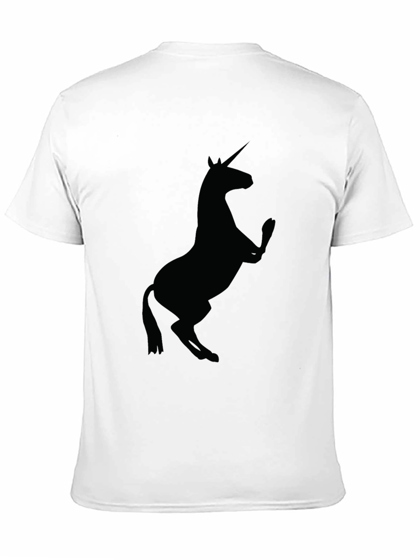 Unicorn Silhouette Black T-Shirt