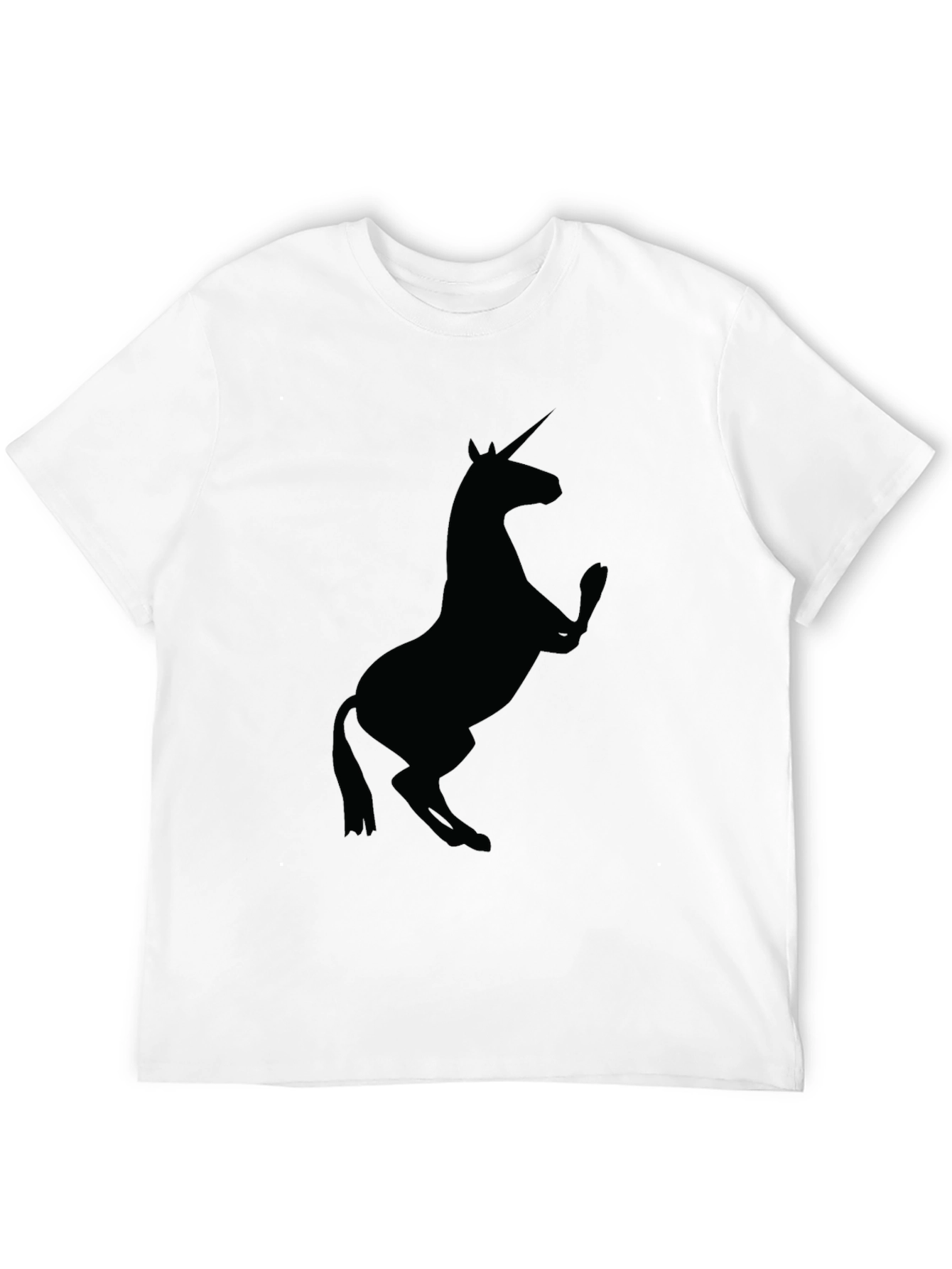 Unicorn Silhouette Black T-Shirt