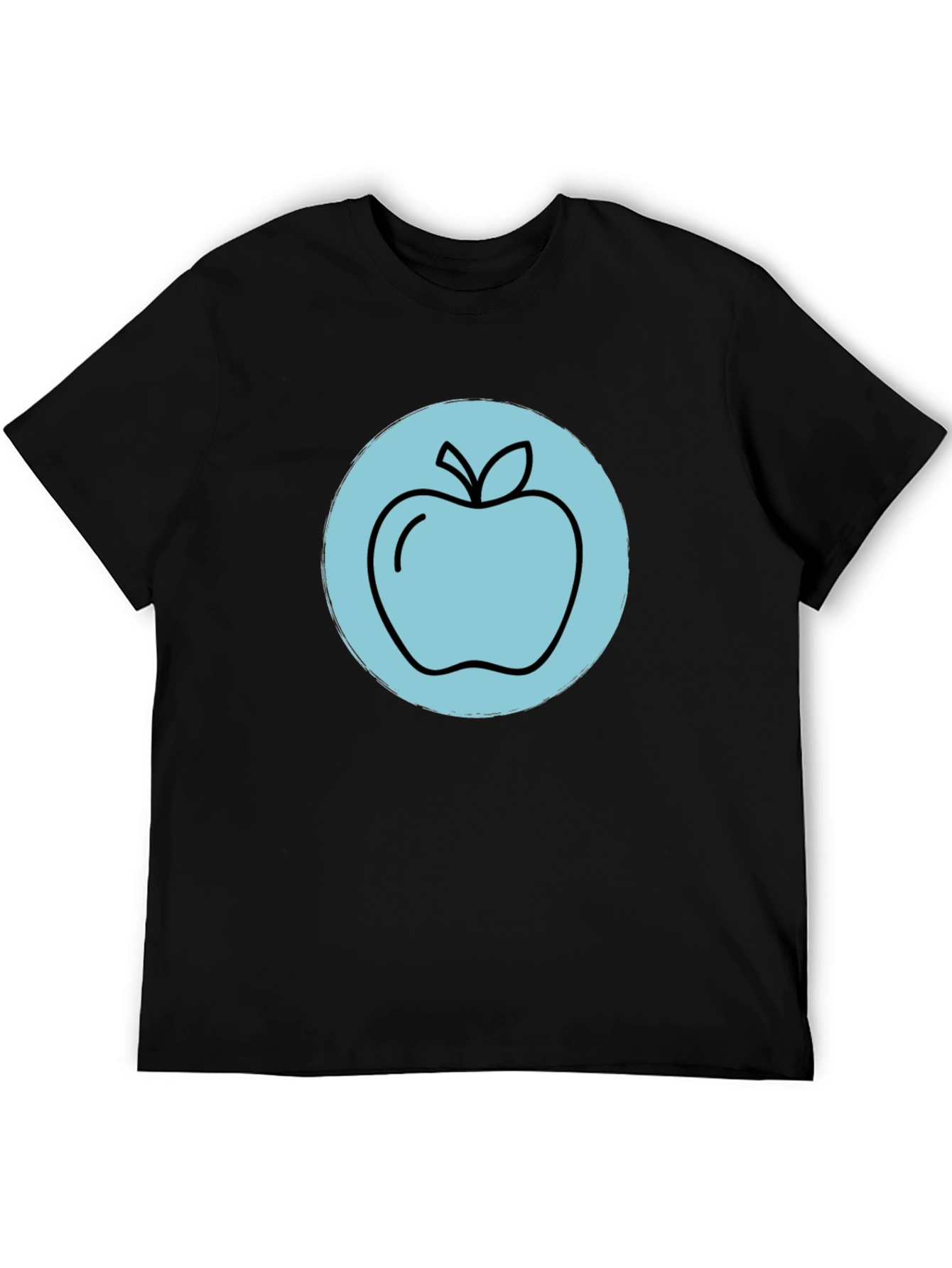 Apple Graphic Black T-Shirt