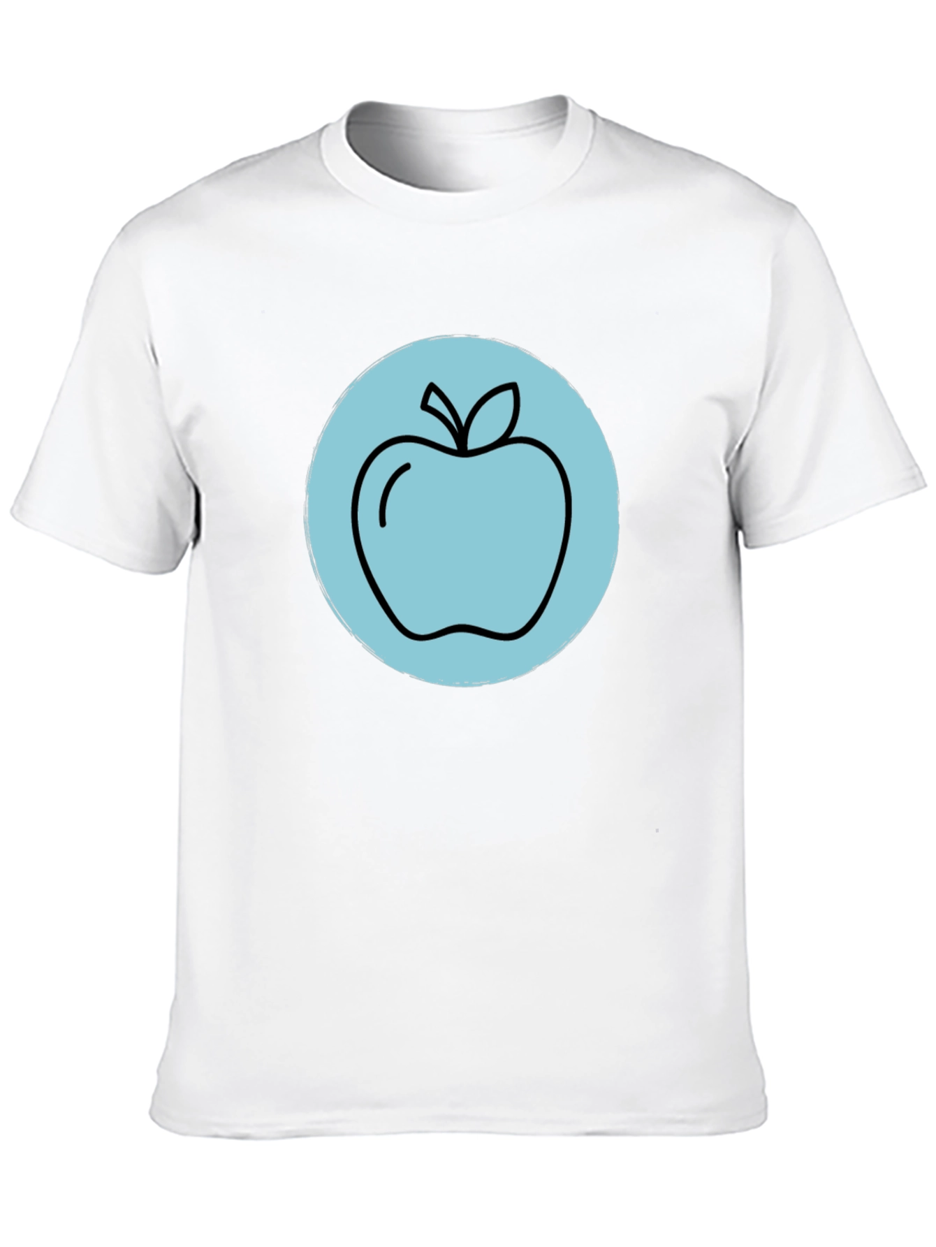 Apple Graphic Black T-Shirt