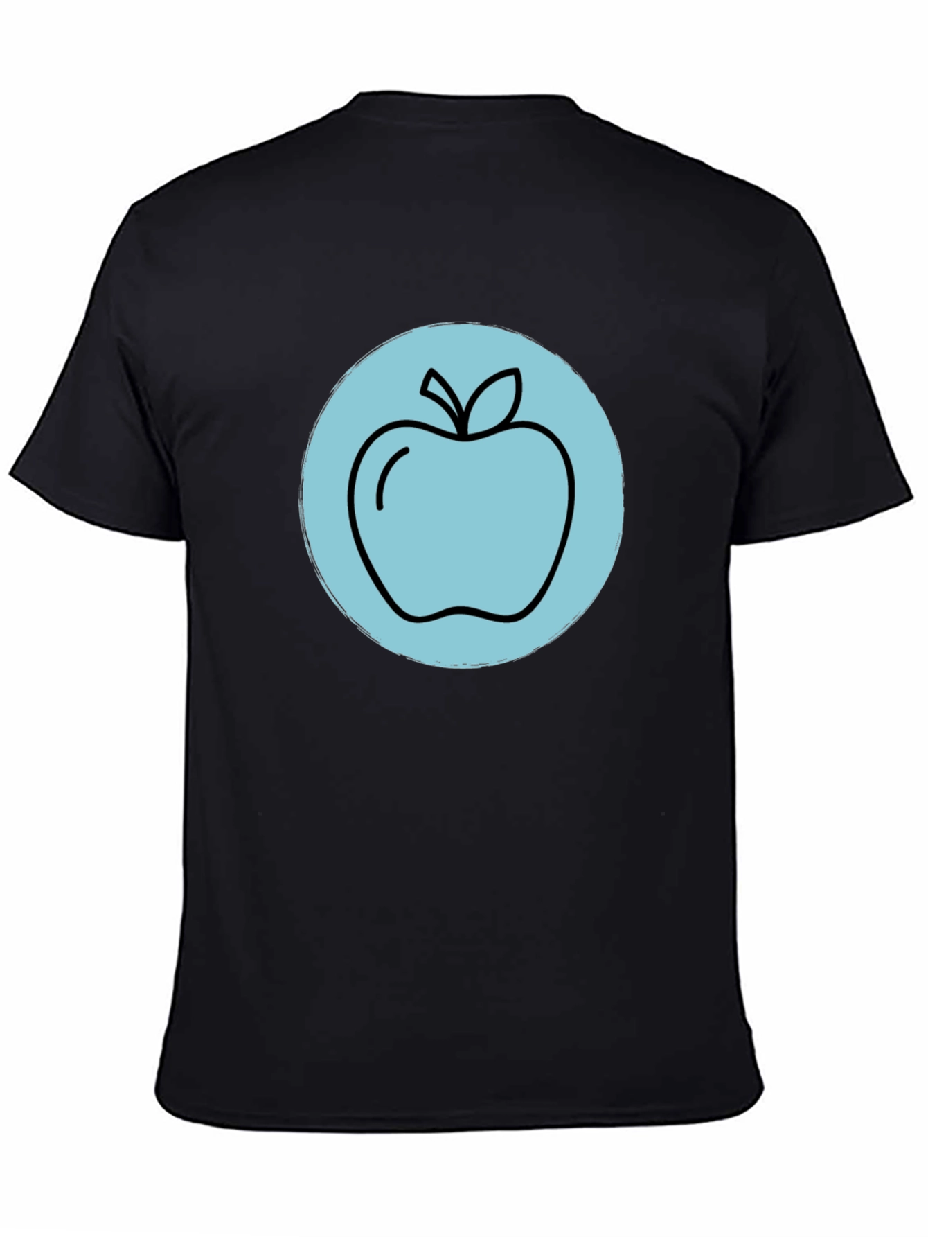 Apple Graphic Black T-Shirt