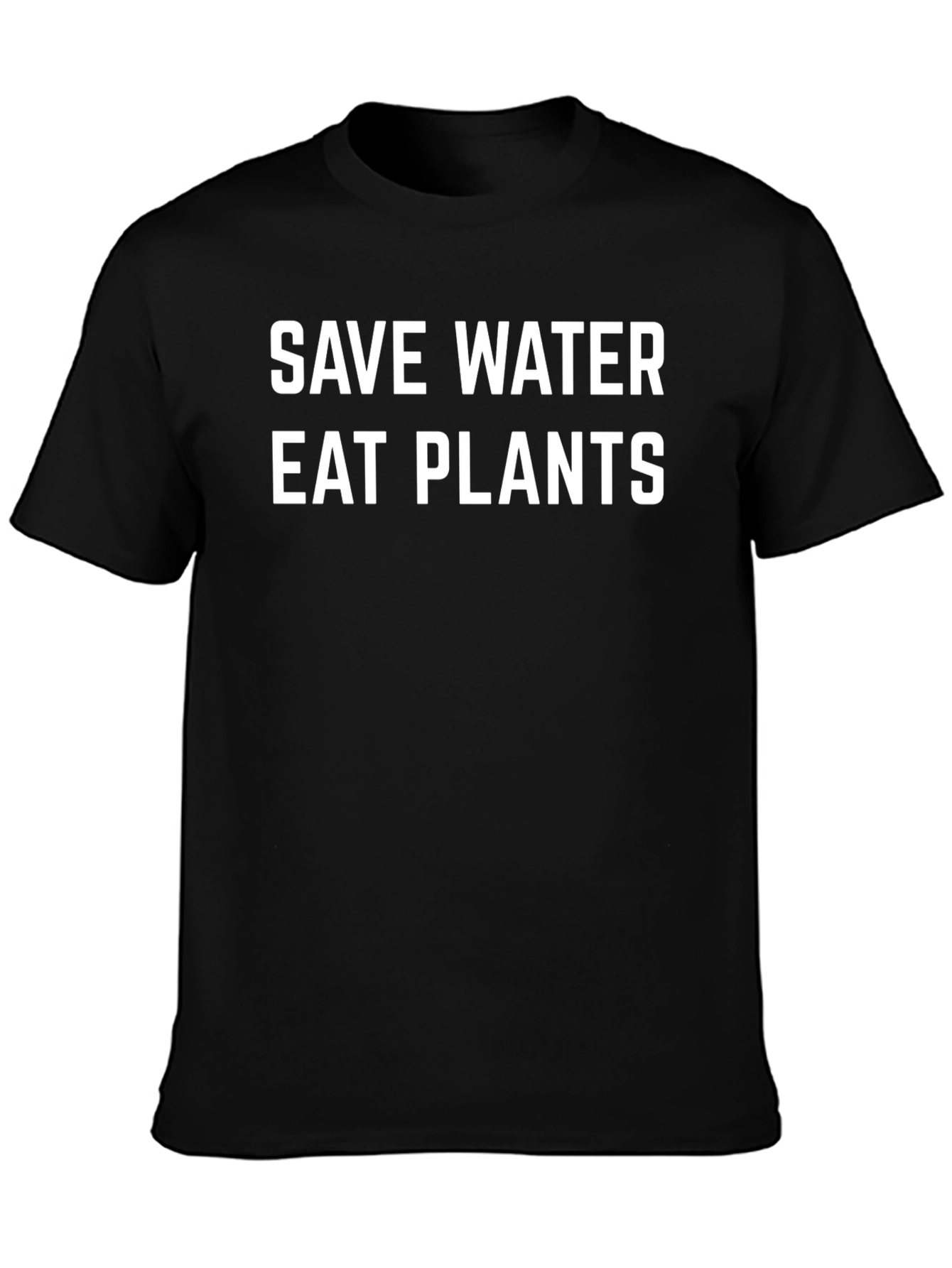 Save Water Eat Plants Graphic Tee - Vegan T-Shirt