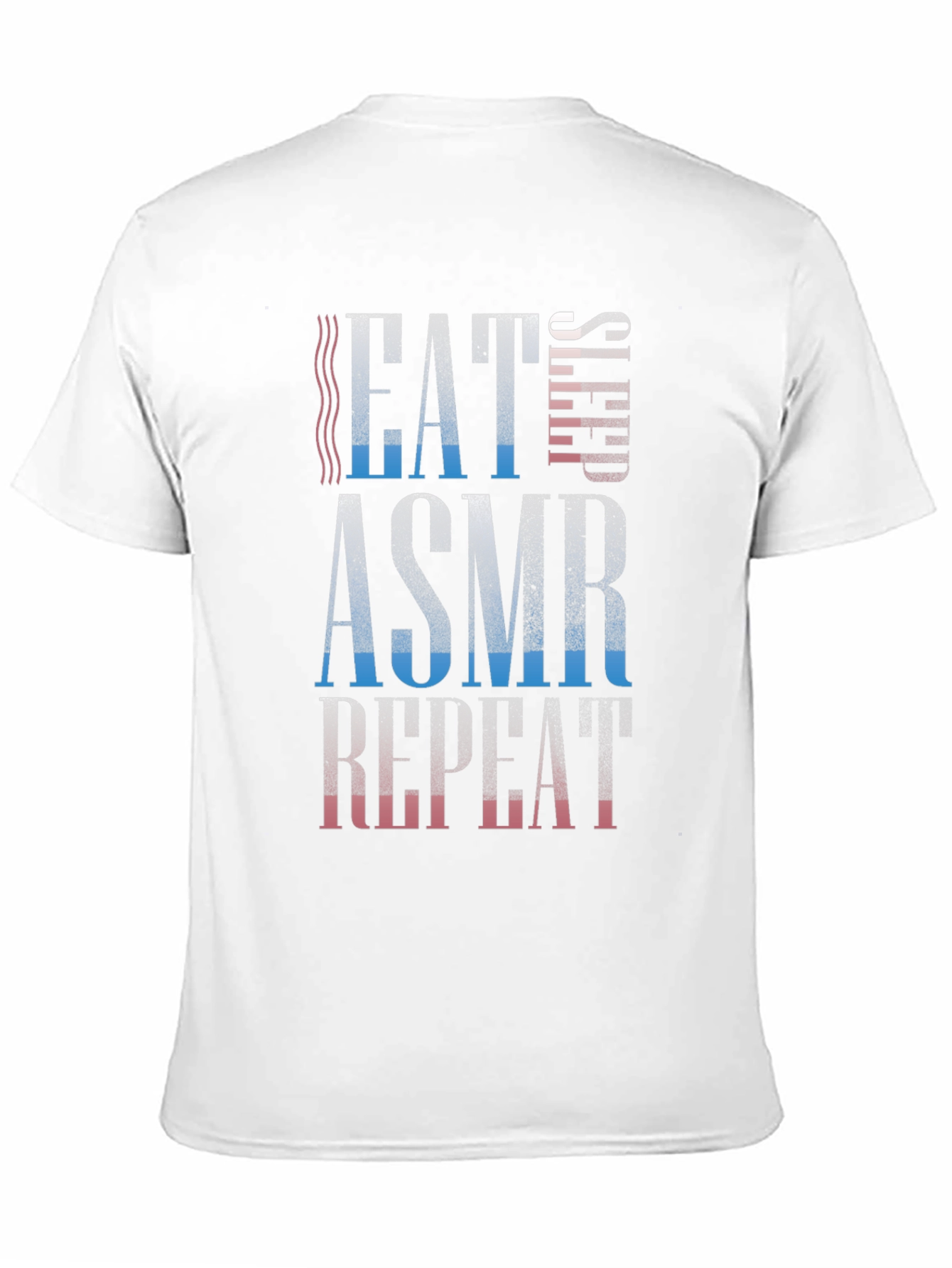 Eat Sleep ASMR Repeat Black T-Shirt