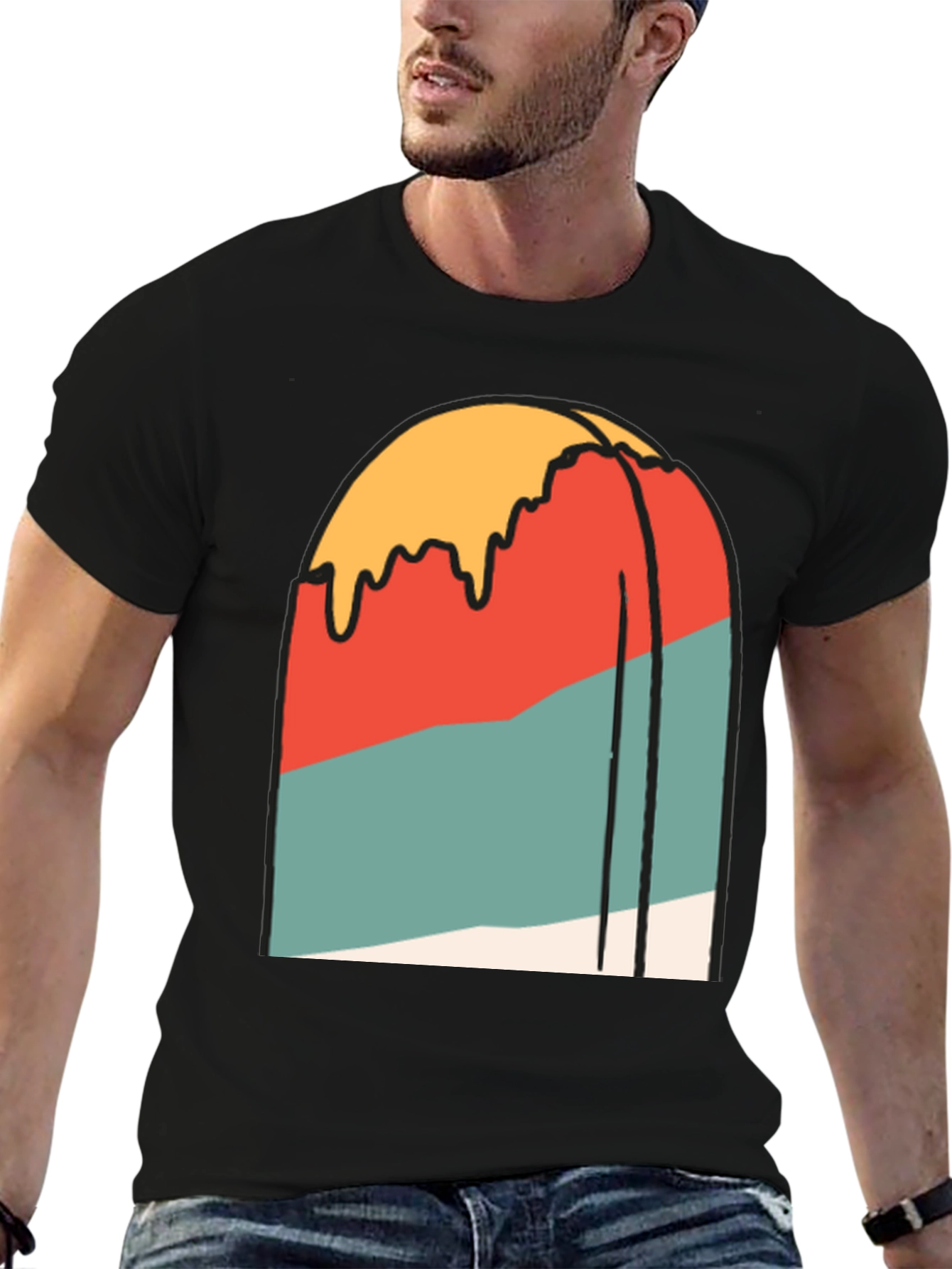 Retro Sunset Graphic Tee - Unisex