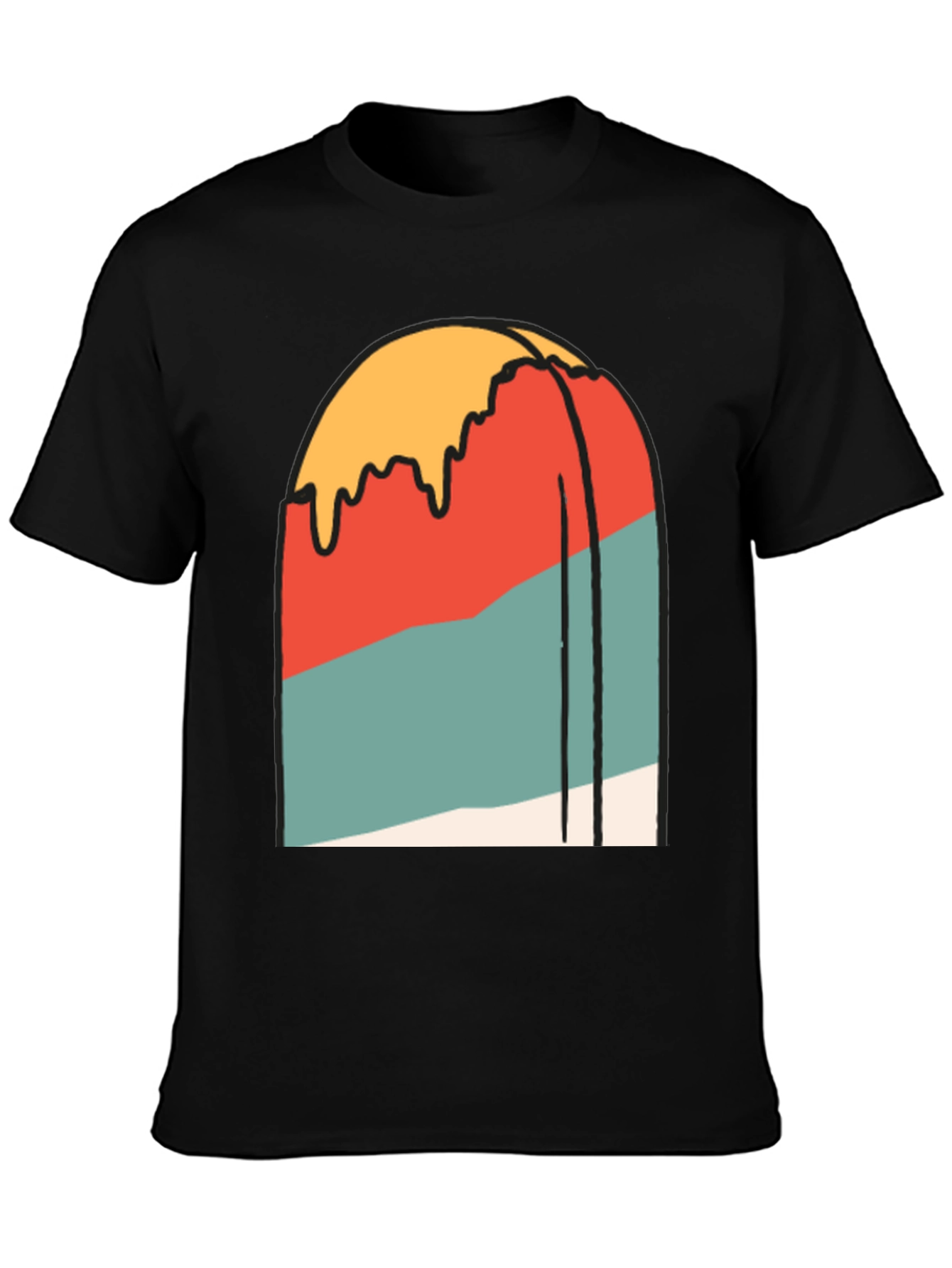 Retro Sunset Graphic Tee - Unisex