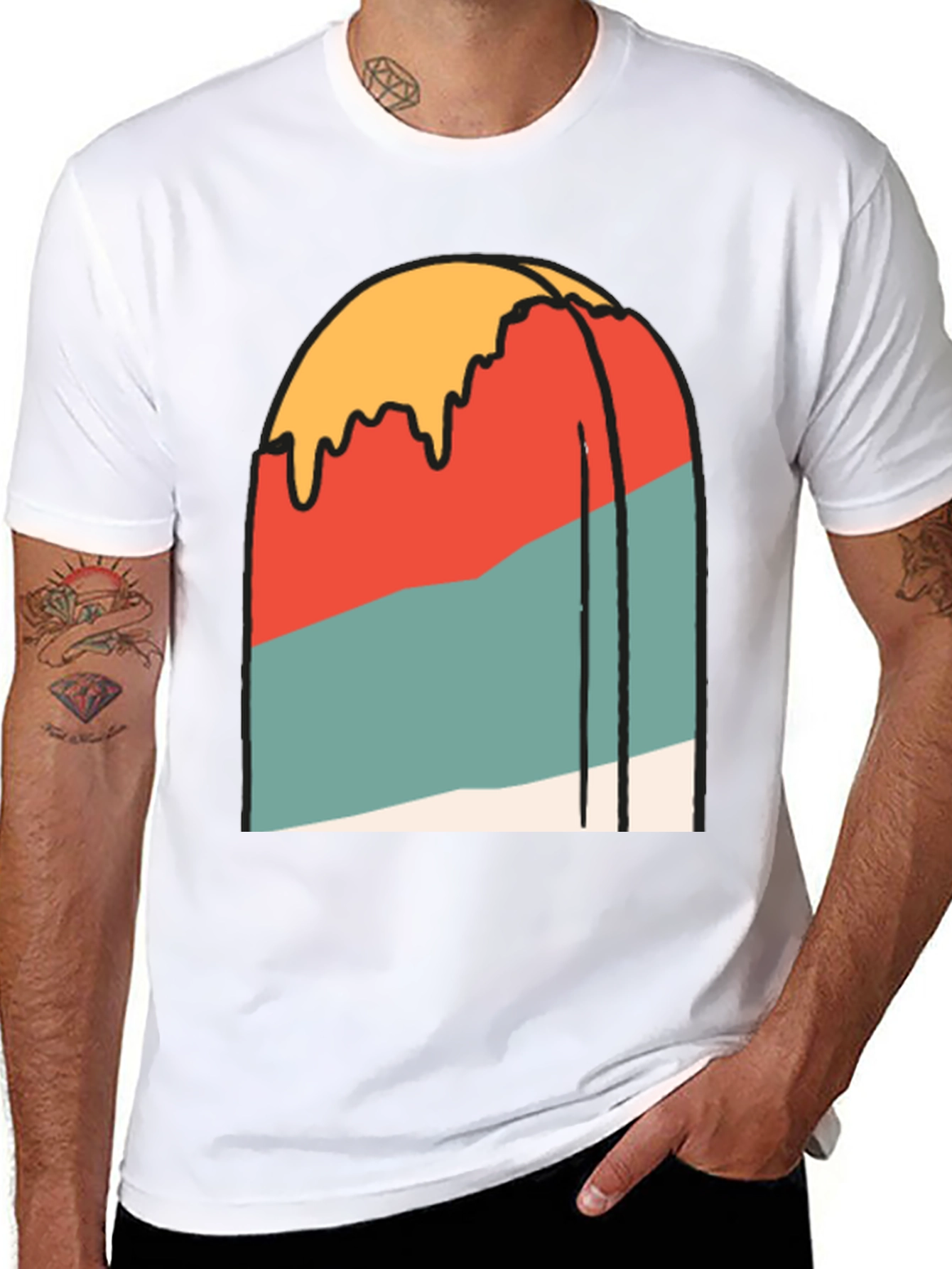 Retro Sunset Graphic Tee - Unisex