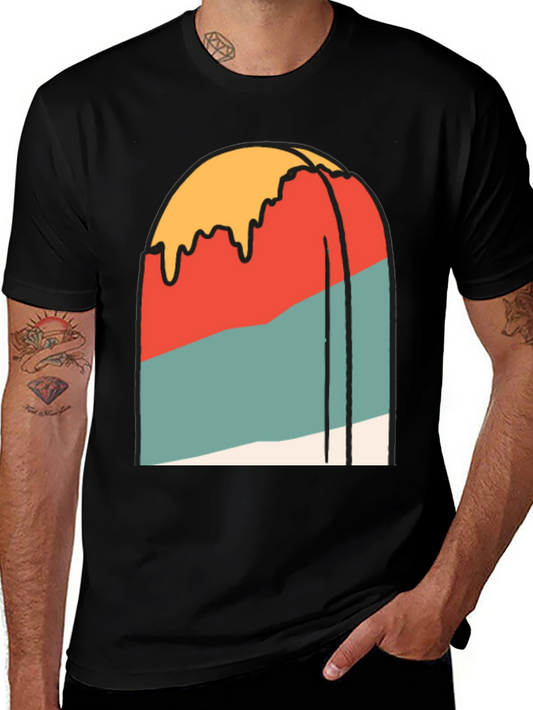 Retro Sunset Graphic Tee - Unisex