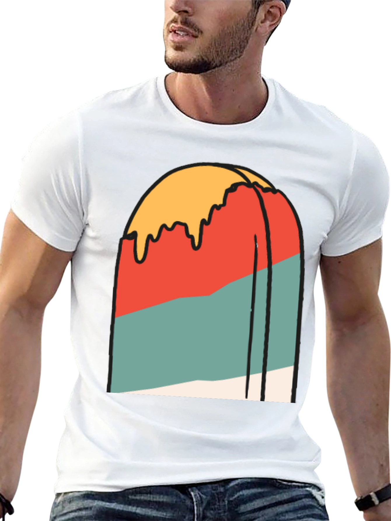 Retro Sunset Graphic Tee - Unisex