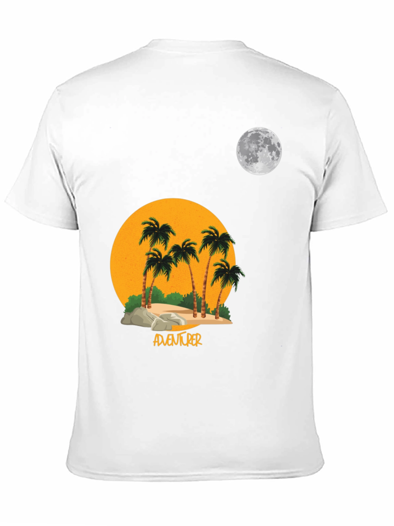 Adventurer Palm Tree Moon Graphic T-Shirt