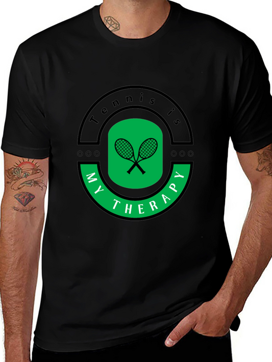 Tennis is My Therapy Graphic T-Shirt
