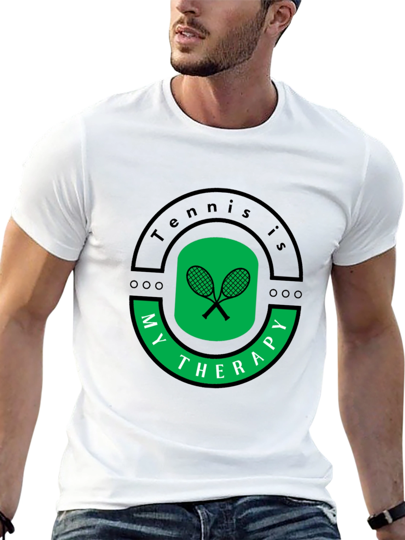 Tennis is My Therapy Graphic T-Shirt