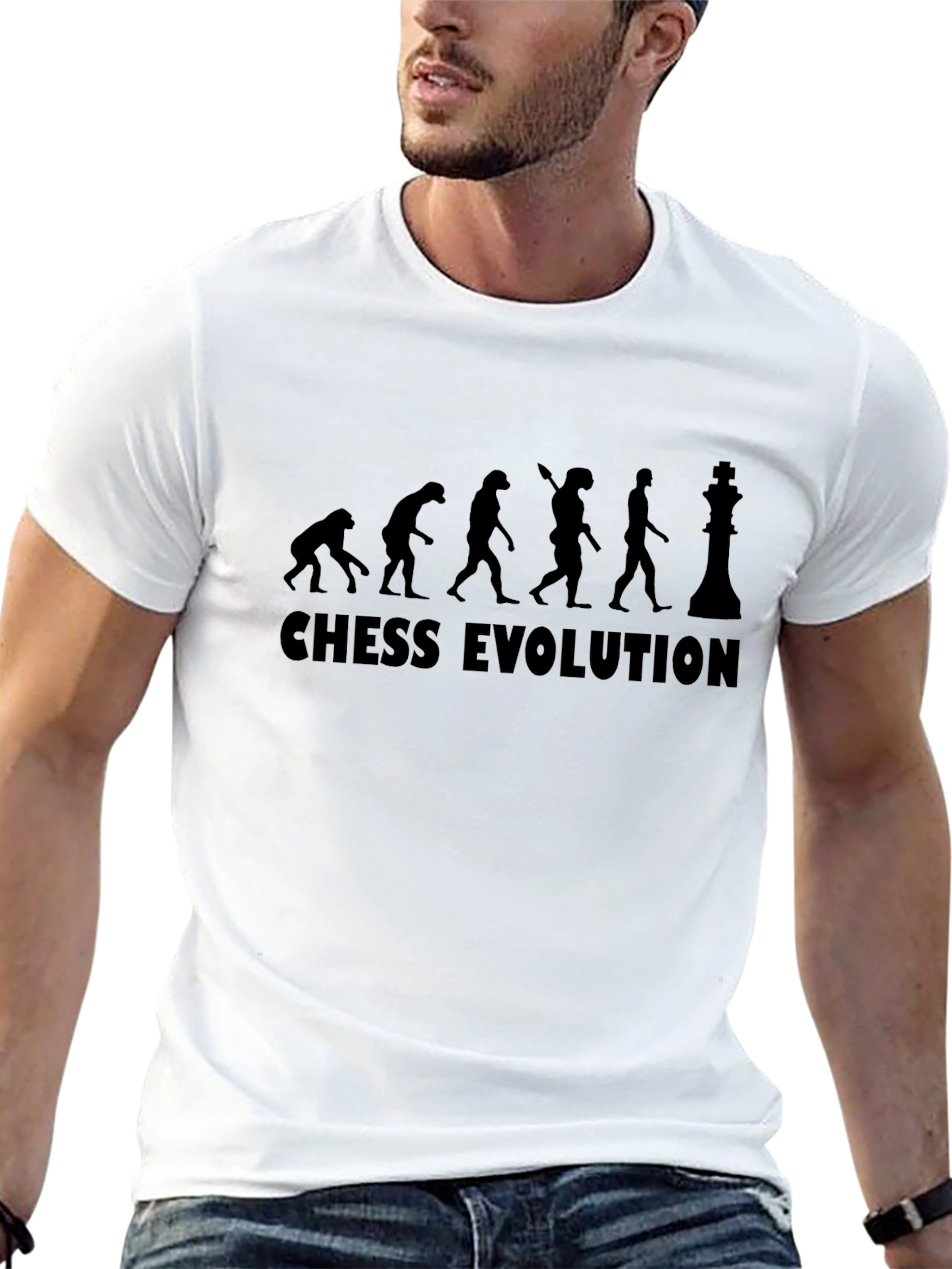 Chess Evolution Black T-Shirt