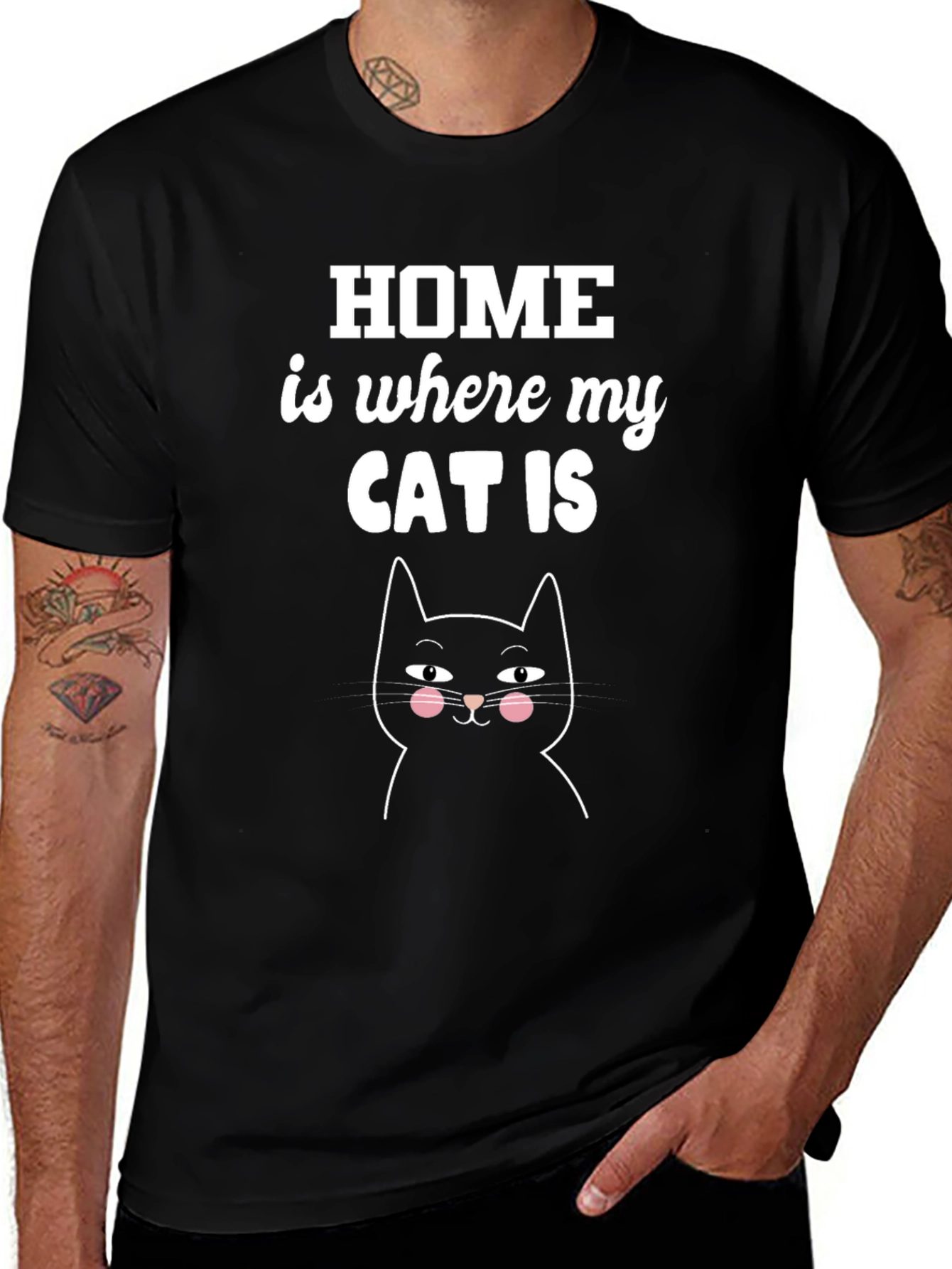 Home is Where My Cat Is T-Shirt
