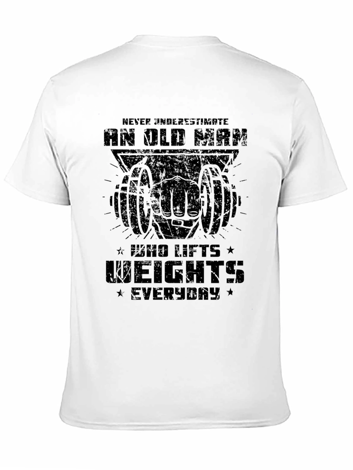 Old Man Who Lifts Weights T-Shirt