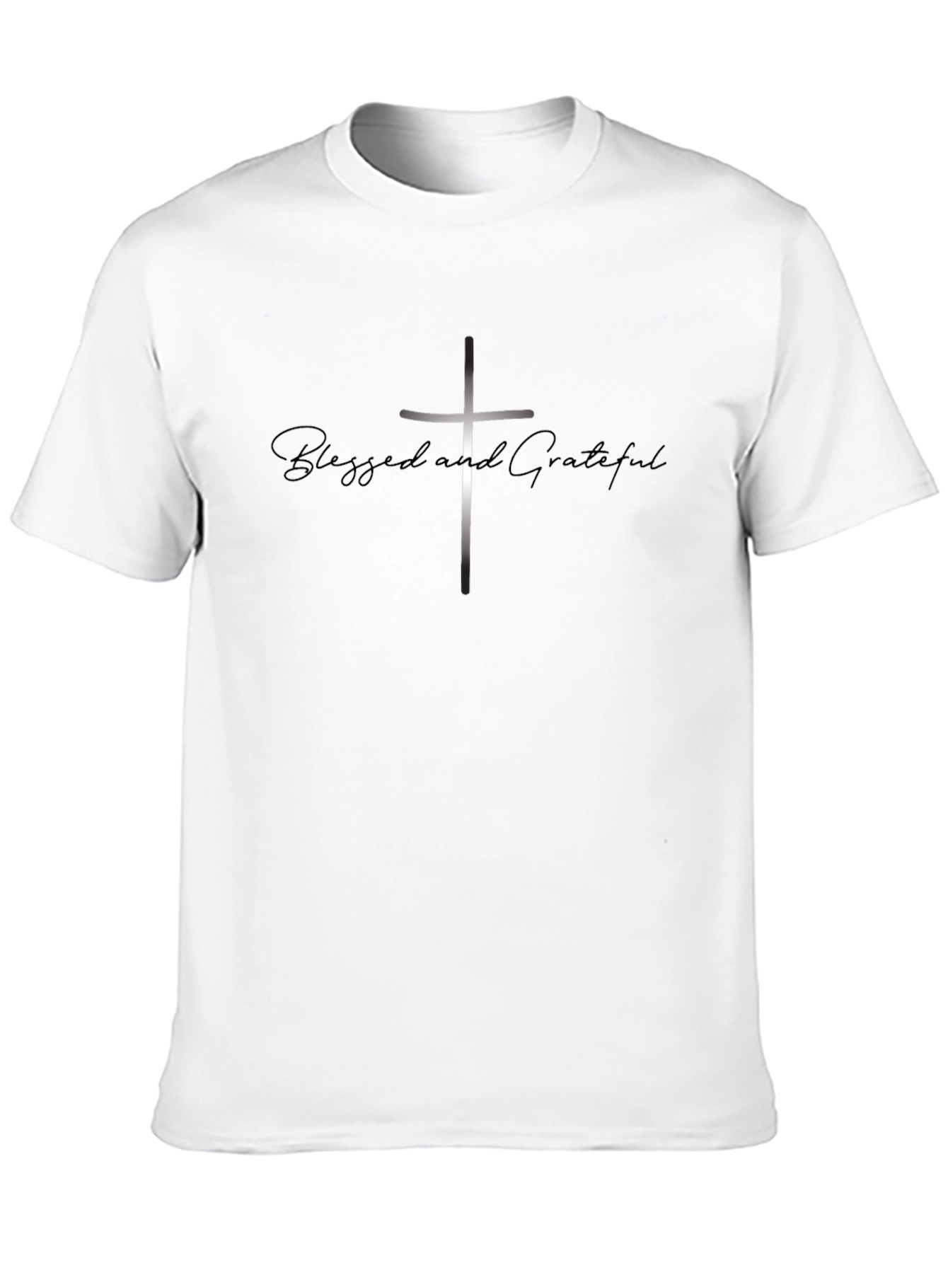 Blessed and Grateful Black Tee