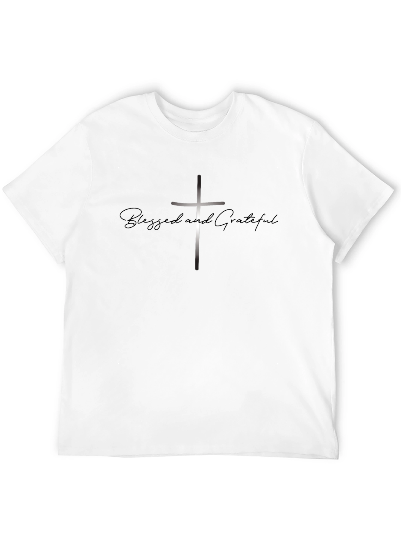 Blessed and Grateful Black Tee