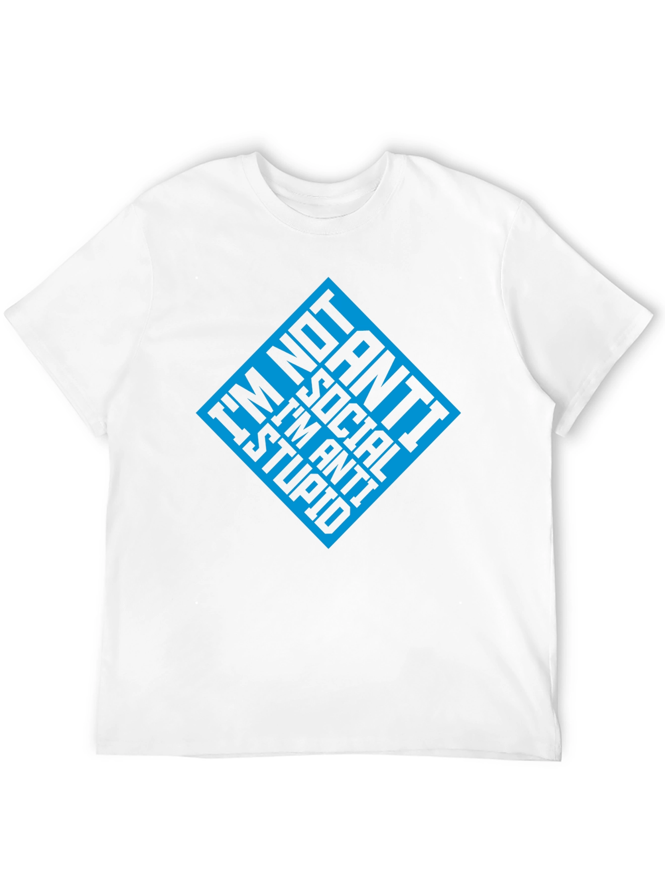 Anti-Social Anti-Stupid Graphic T-Shirt