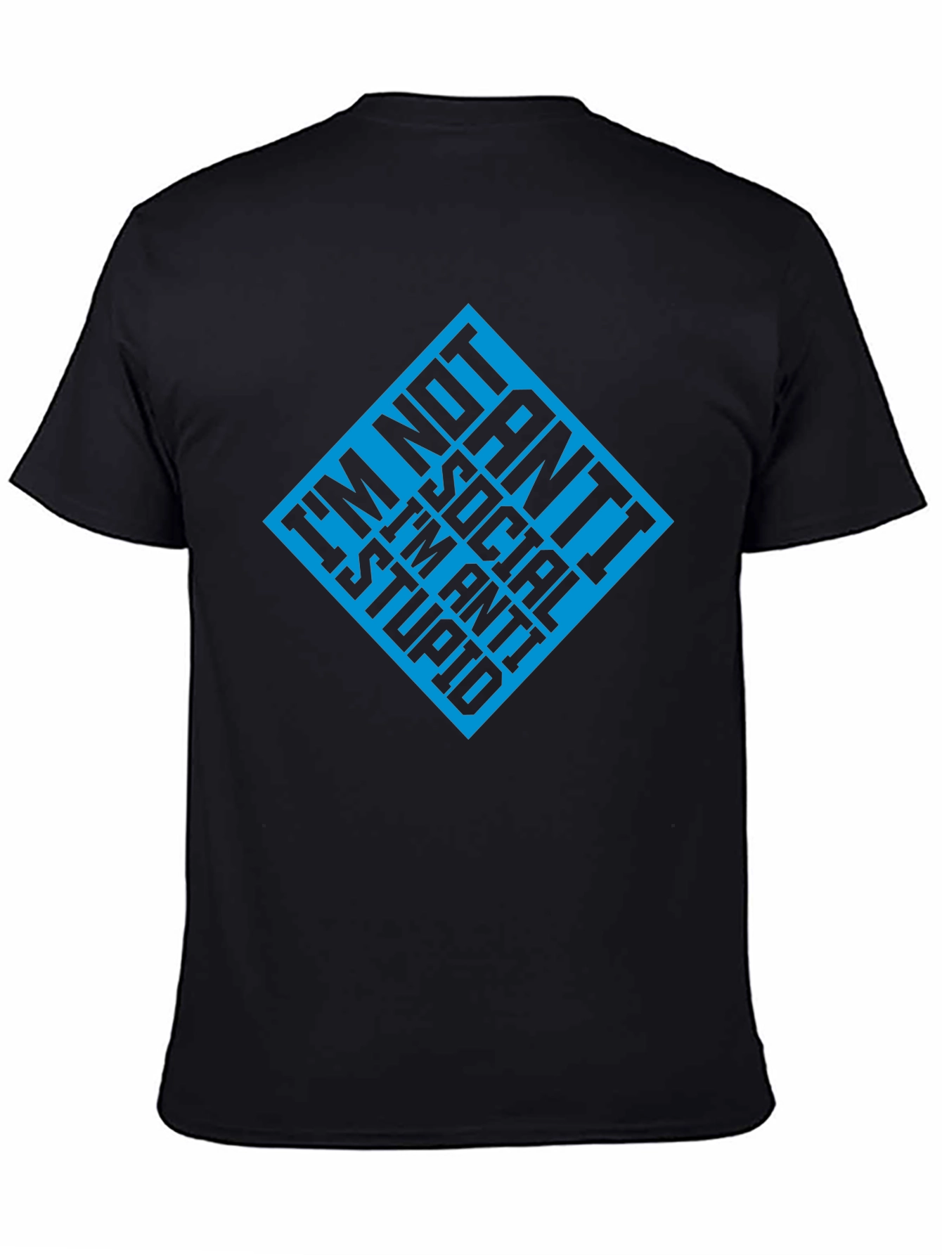 Anti-Social Anti-Stupid Graphic T-Shirt