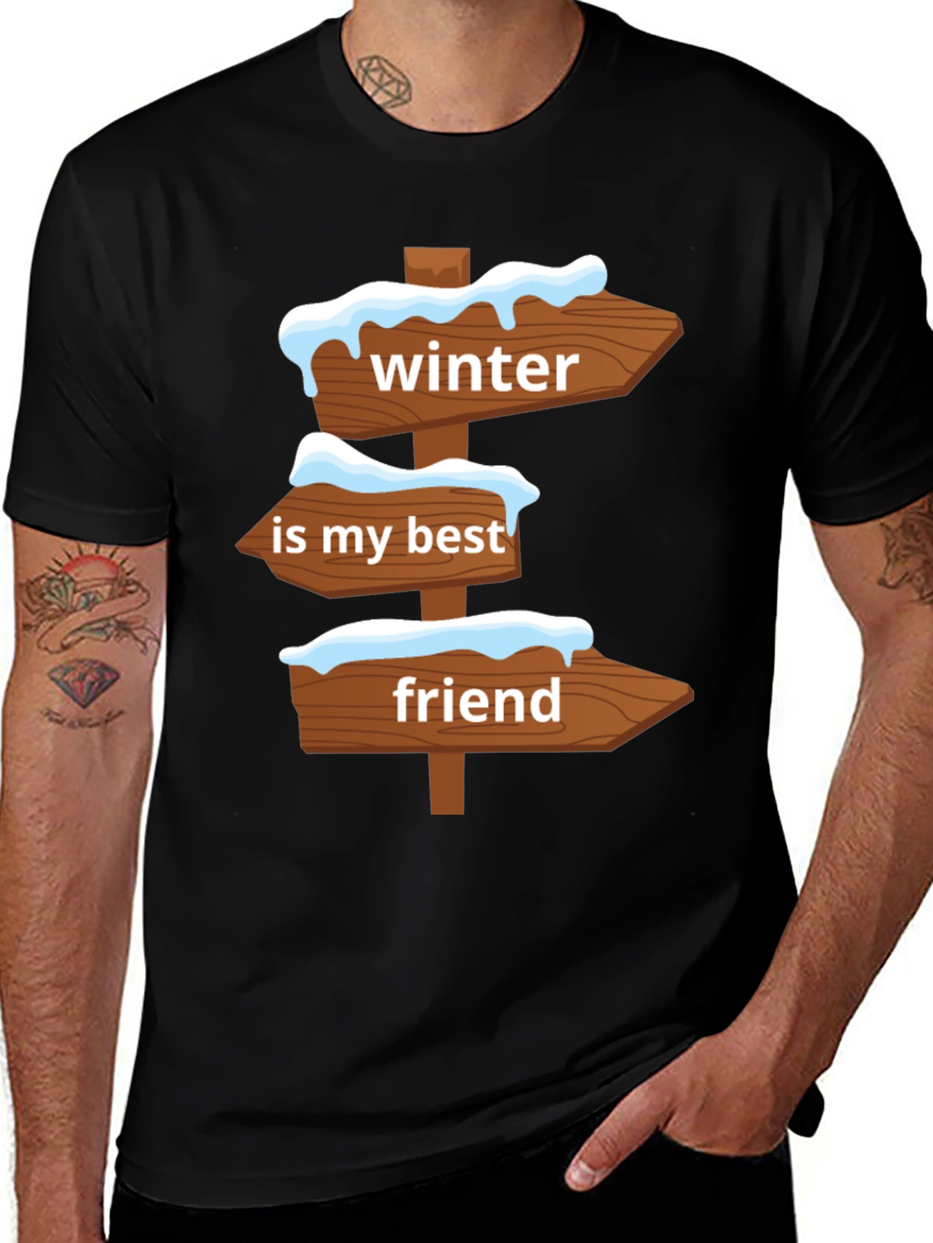 Winter Is My Best Friend Graphic Tee
