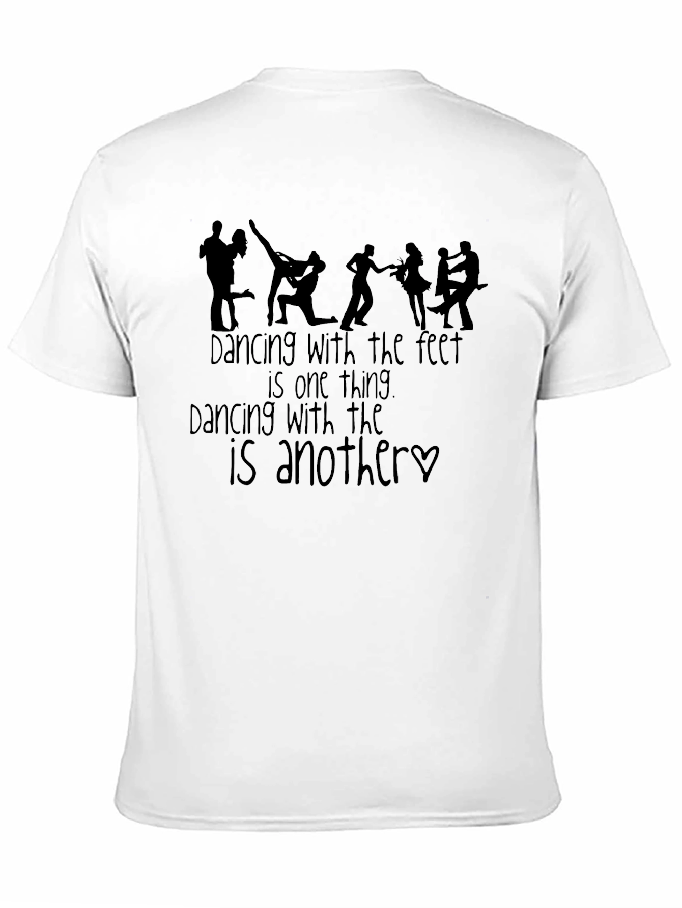 Dancing Feet Graphic Tee - Black