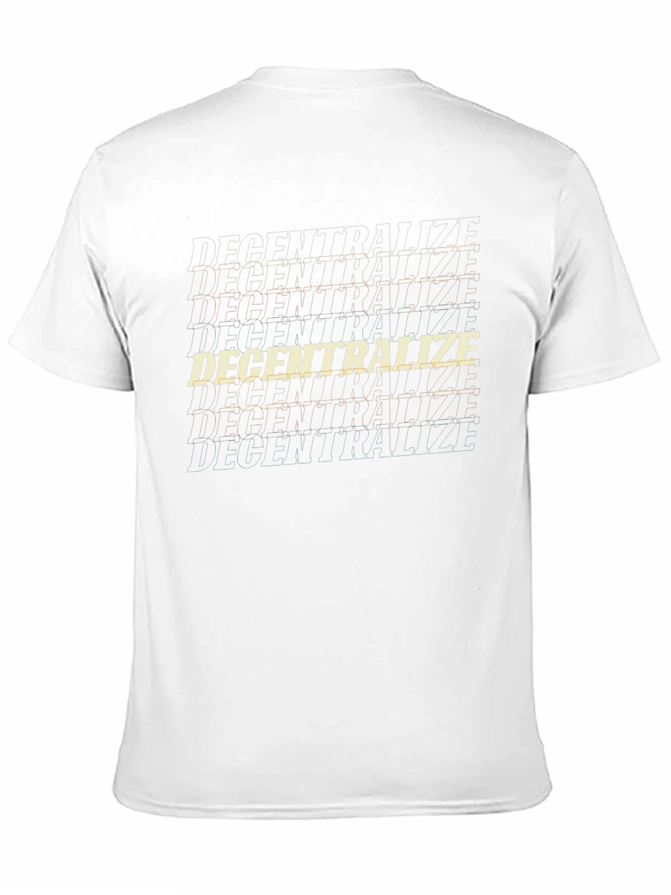 Decentralize Graphic Tee - Black Trendy Shirt