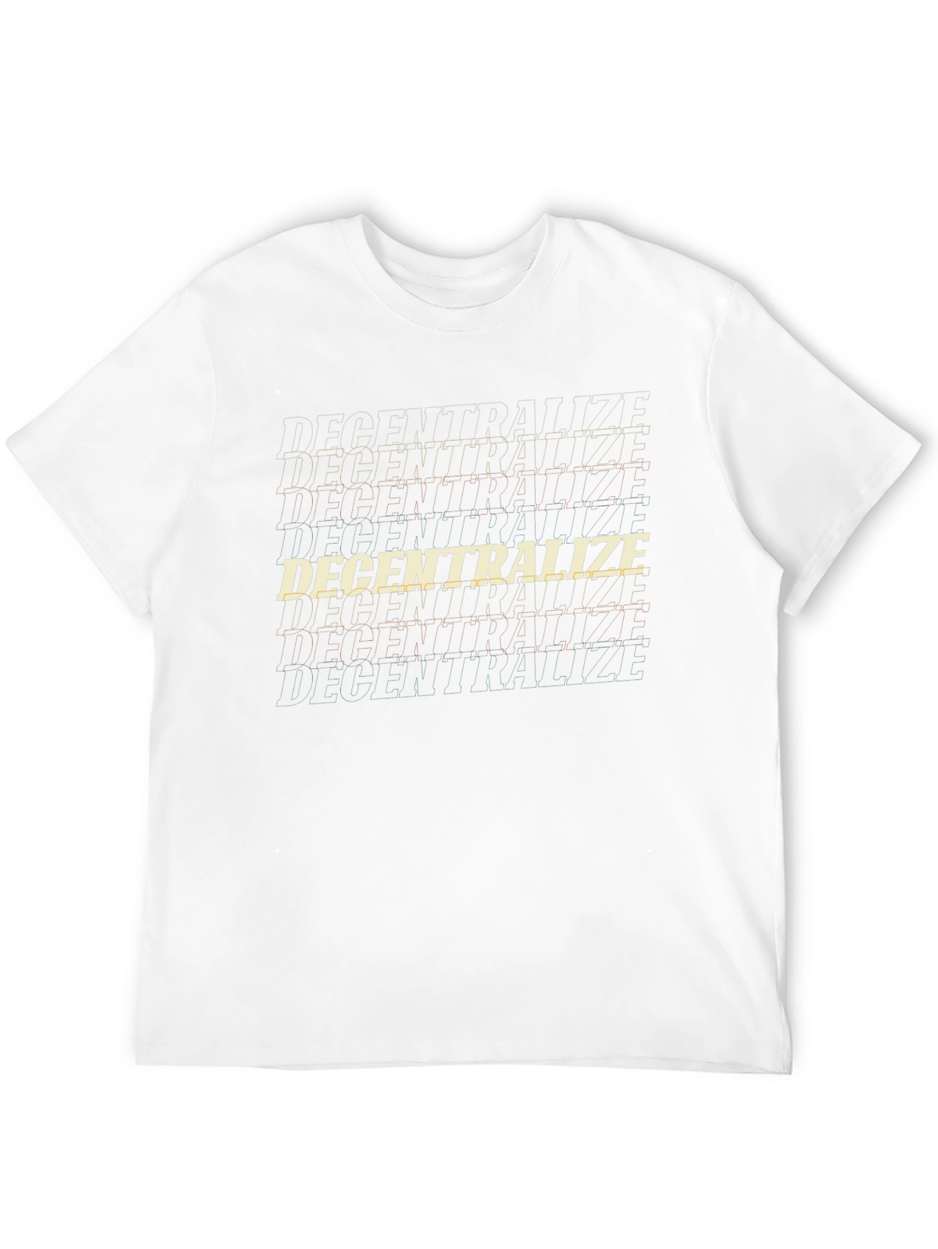 Decentralize Graphic Tee - Black Trendy Shirt