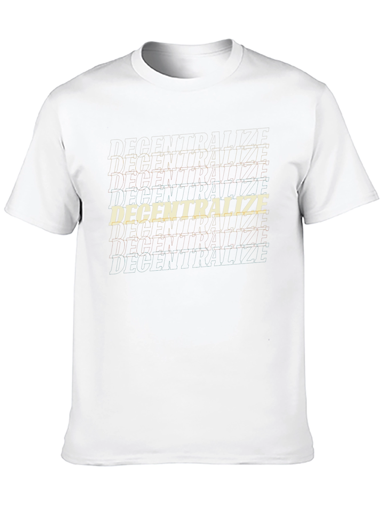 Decentralize Graphic Tee - Black Trendy Shirt