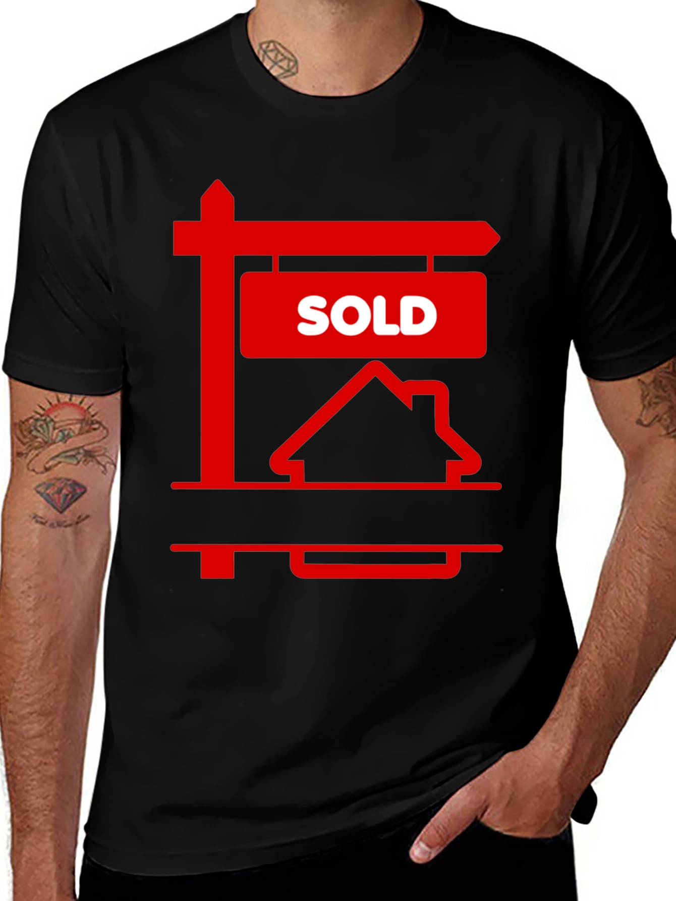 Sold House T-Shirt - Real Estate Closing Gift