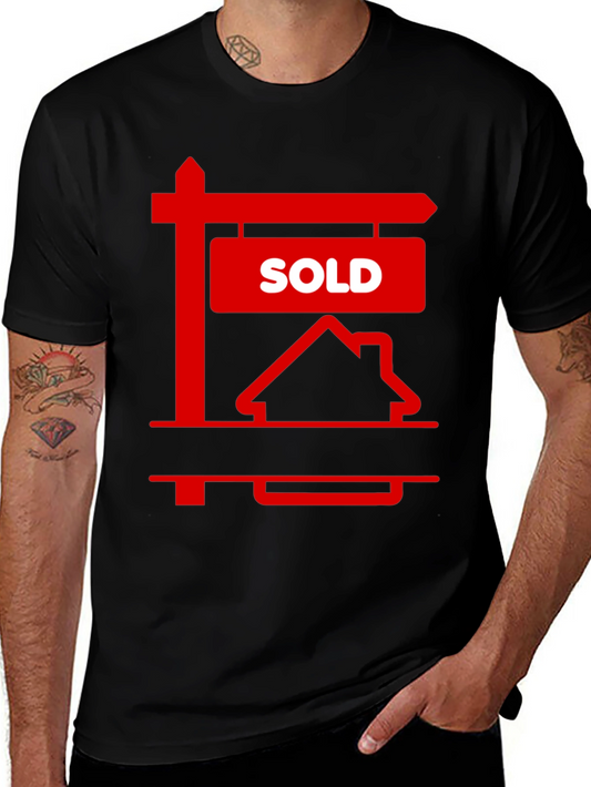 Sold House T-Shirt - Real Estate Closing Gift