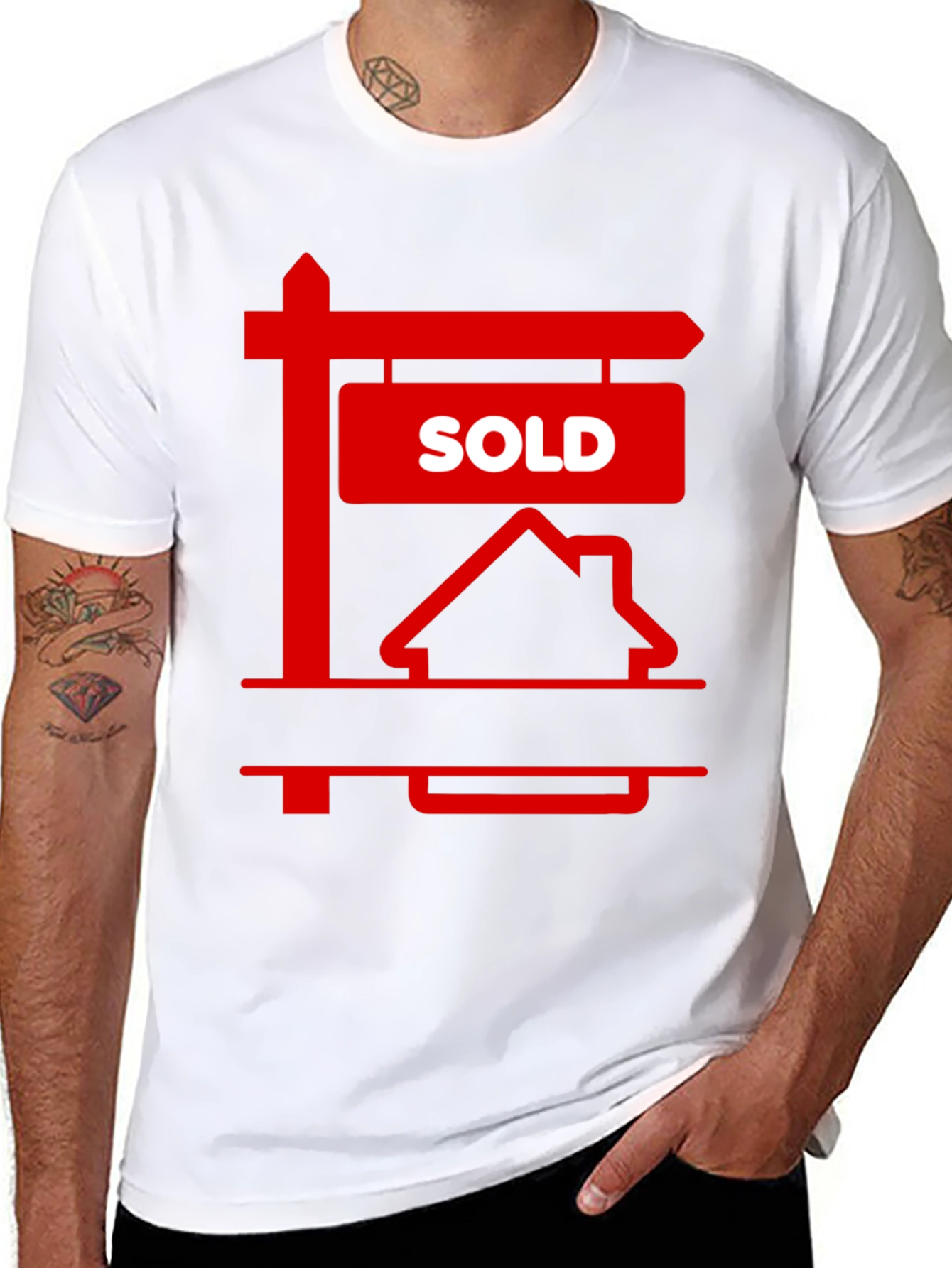 Sold House T-Shirt - Real Estate Closing Gift