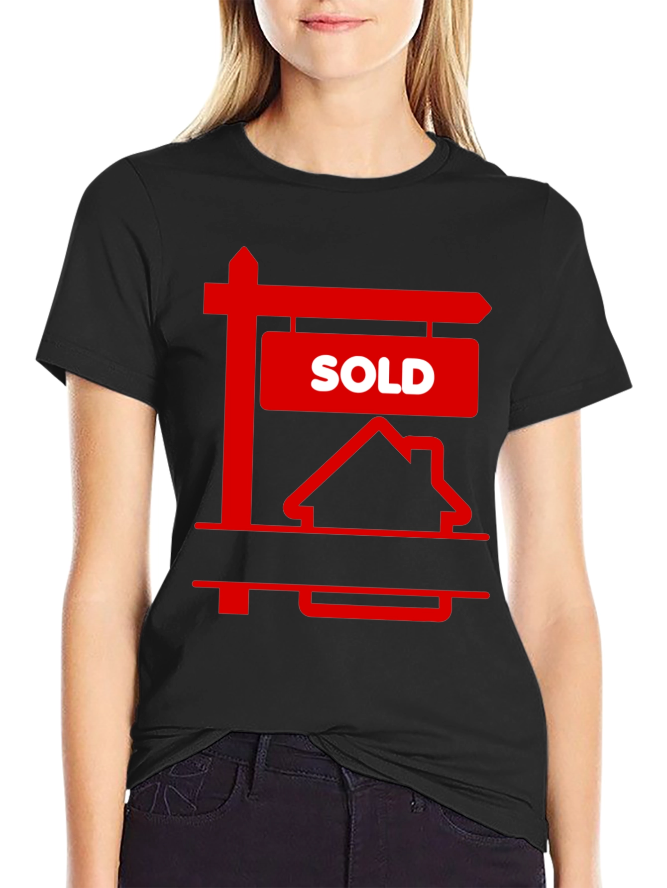 Sold House T-Shirt - Real Estate Closing Gift
