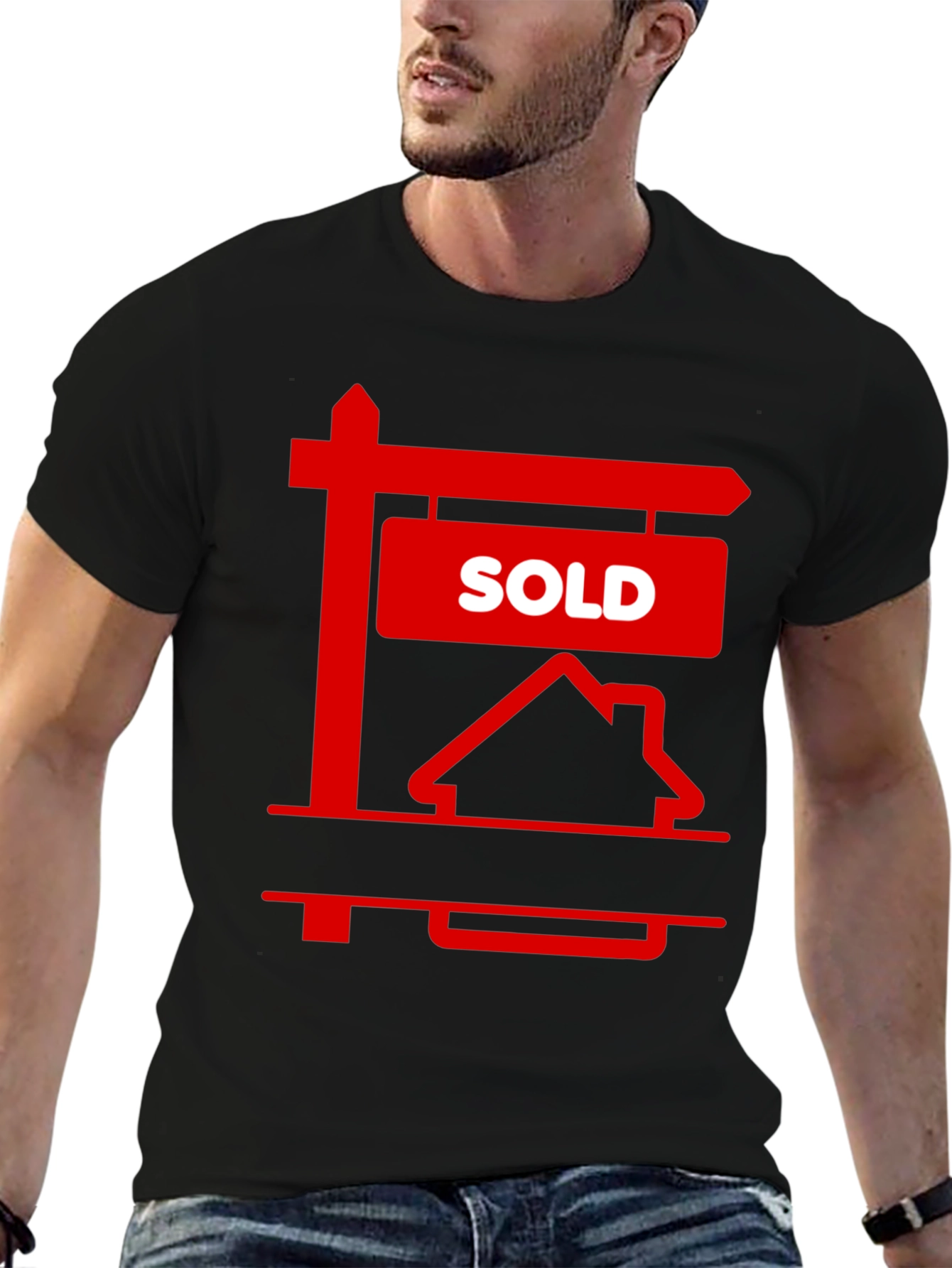Sold House T-Shirt - Real Estate Closing Gift