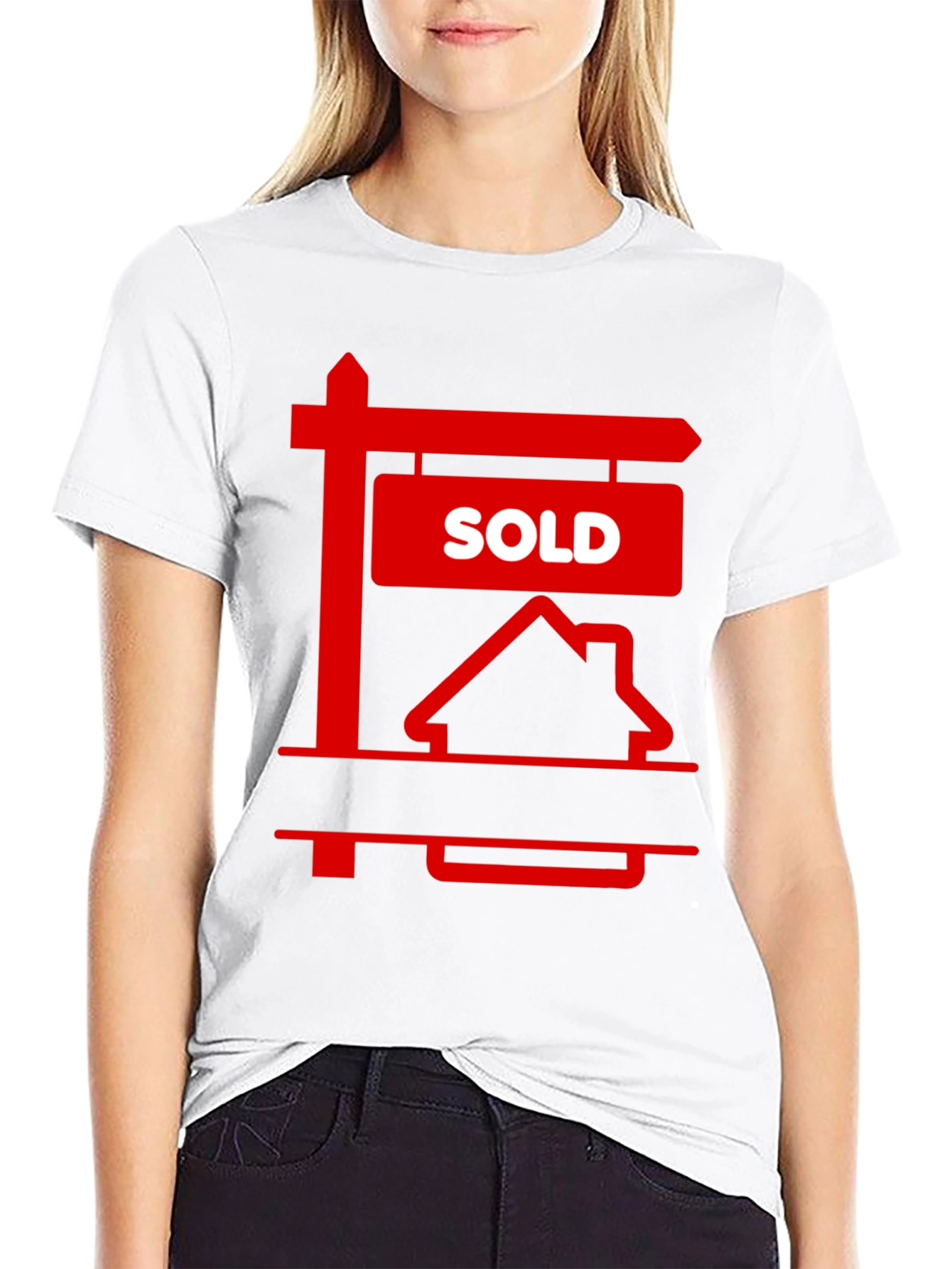 Sold House T-Shirt - Real Estate Closing Gift