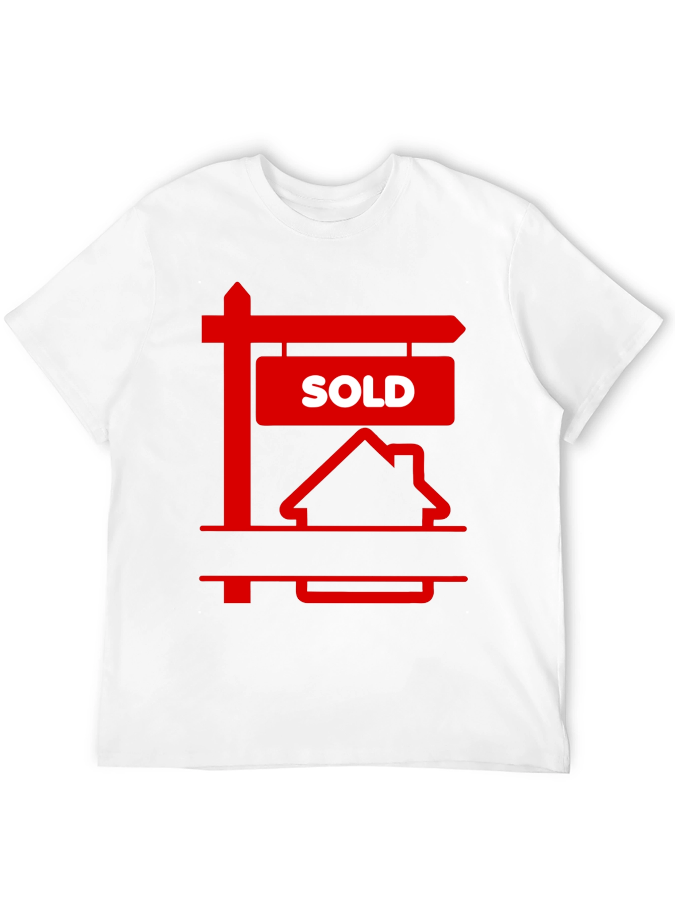 Sold House T-Shirt - Real Estate Closing Gift