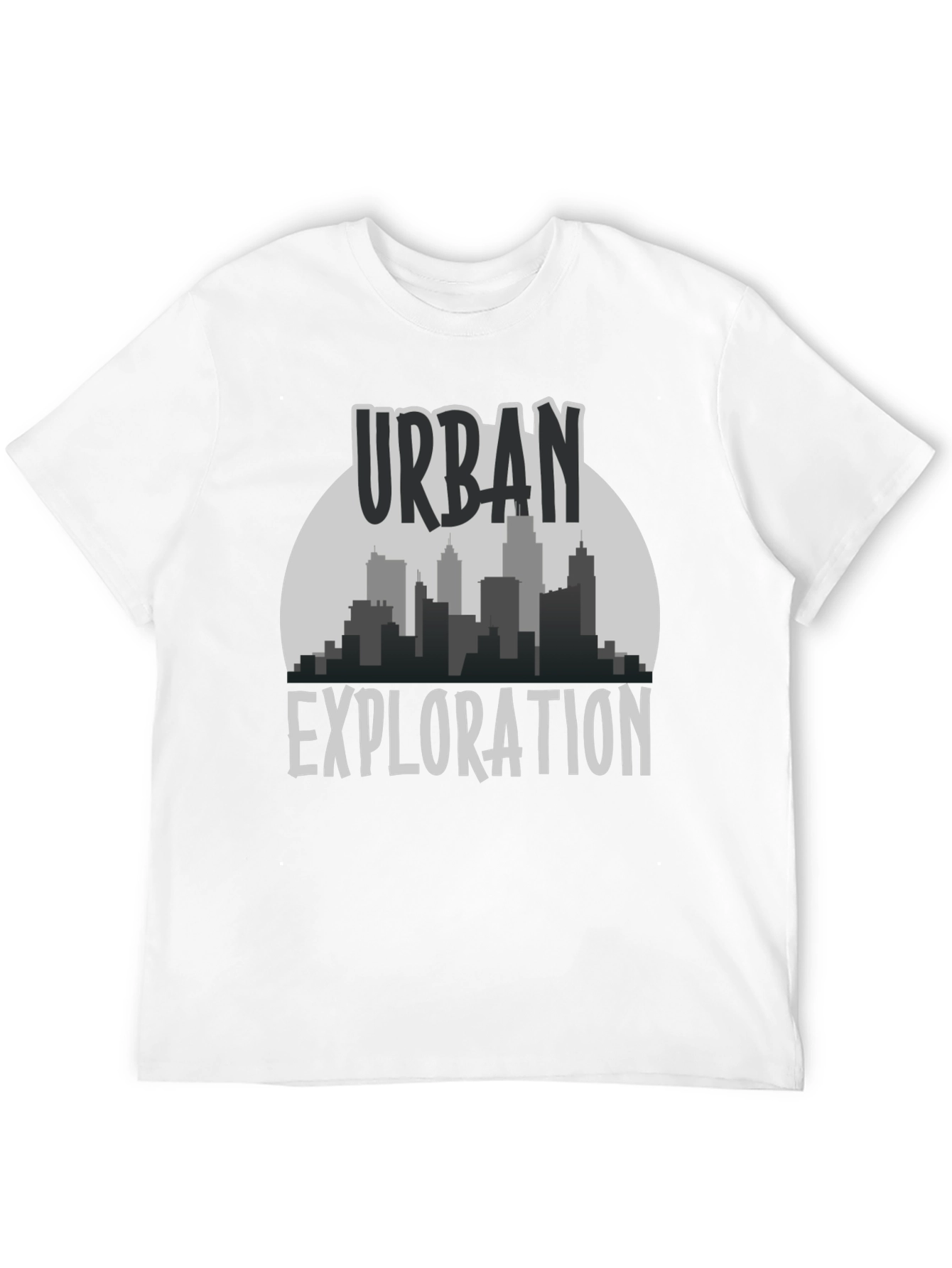 Urban Exploration Graphic Tee - Cityscape Design