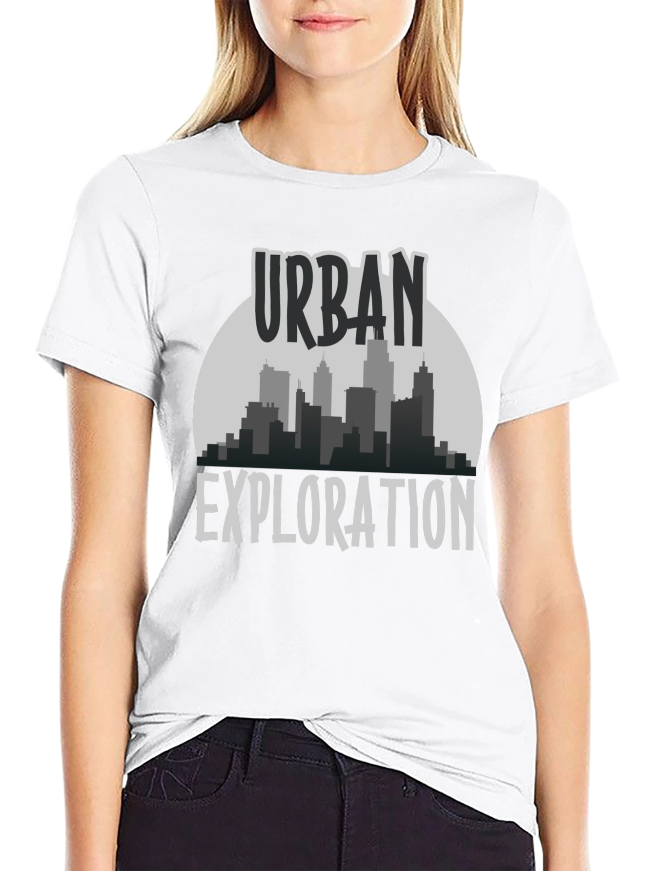 Urban Exploration Graphic Tee - Cityscape Design